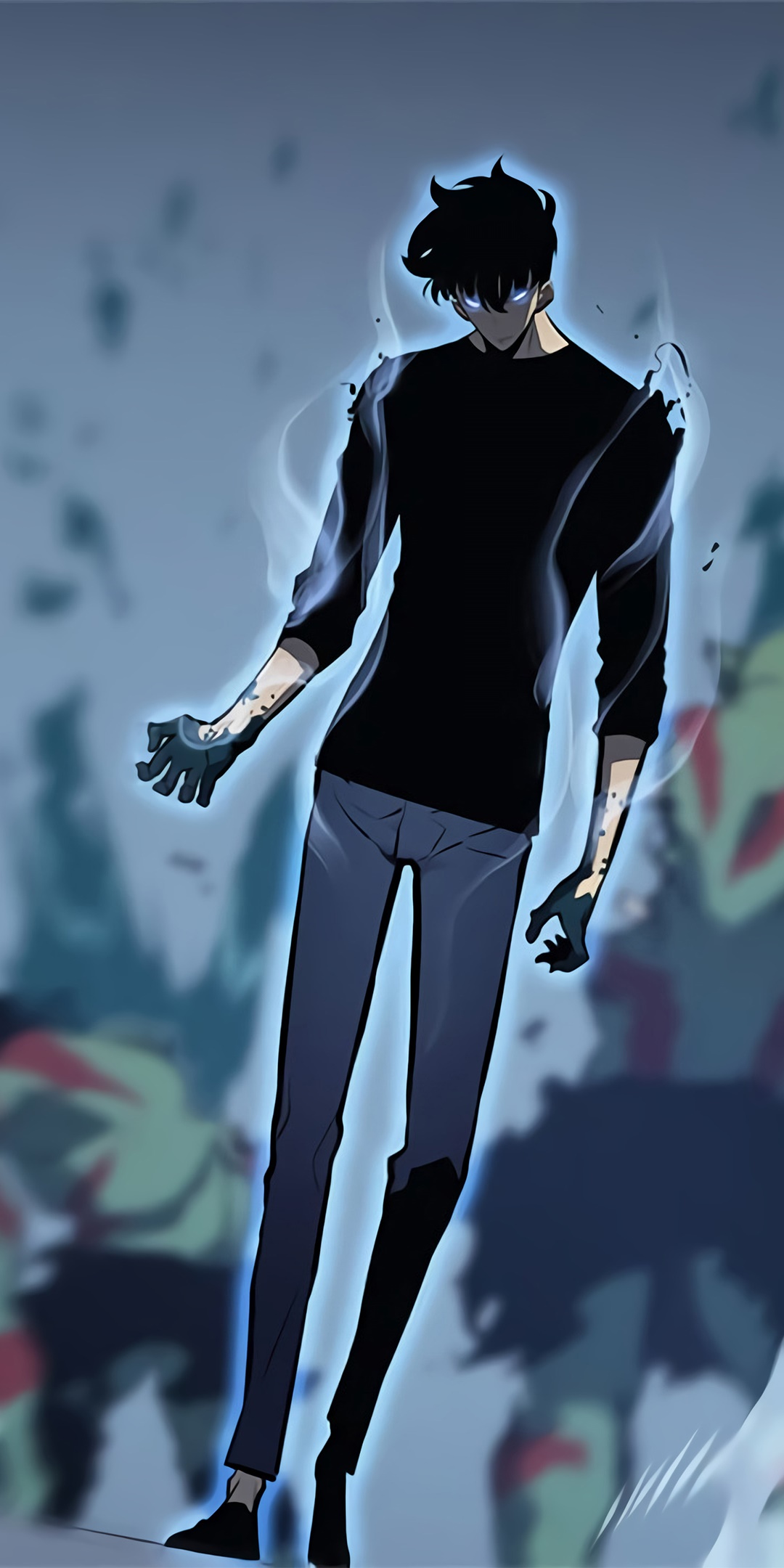 Anime Solo Leveling, Sung Jin-Woo, 1080x2160 Phone HD Wallpaper