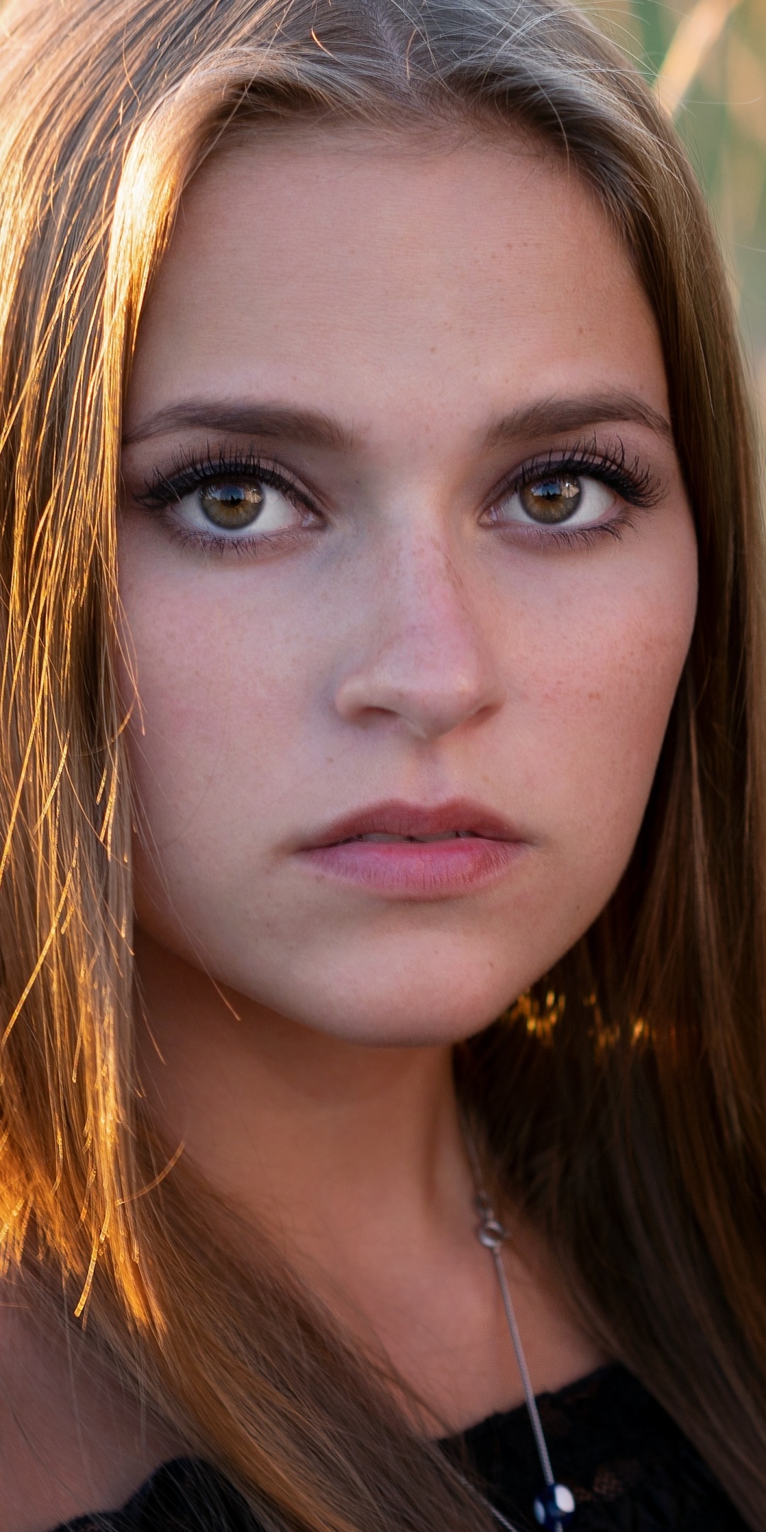 Women Model, Face, Redhead, 1080x2160, Phone HD Wallpaper