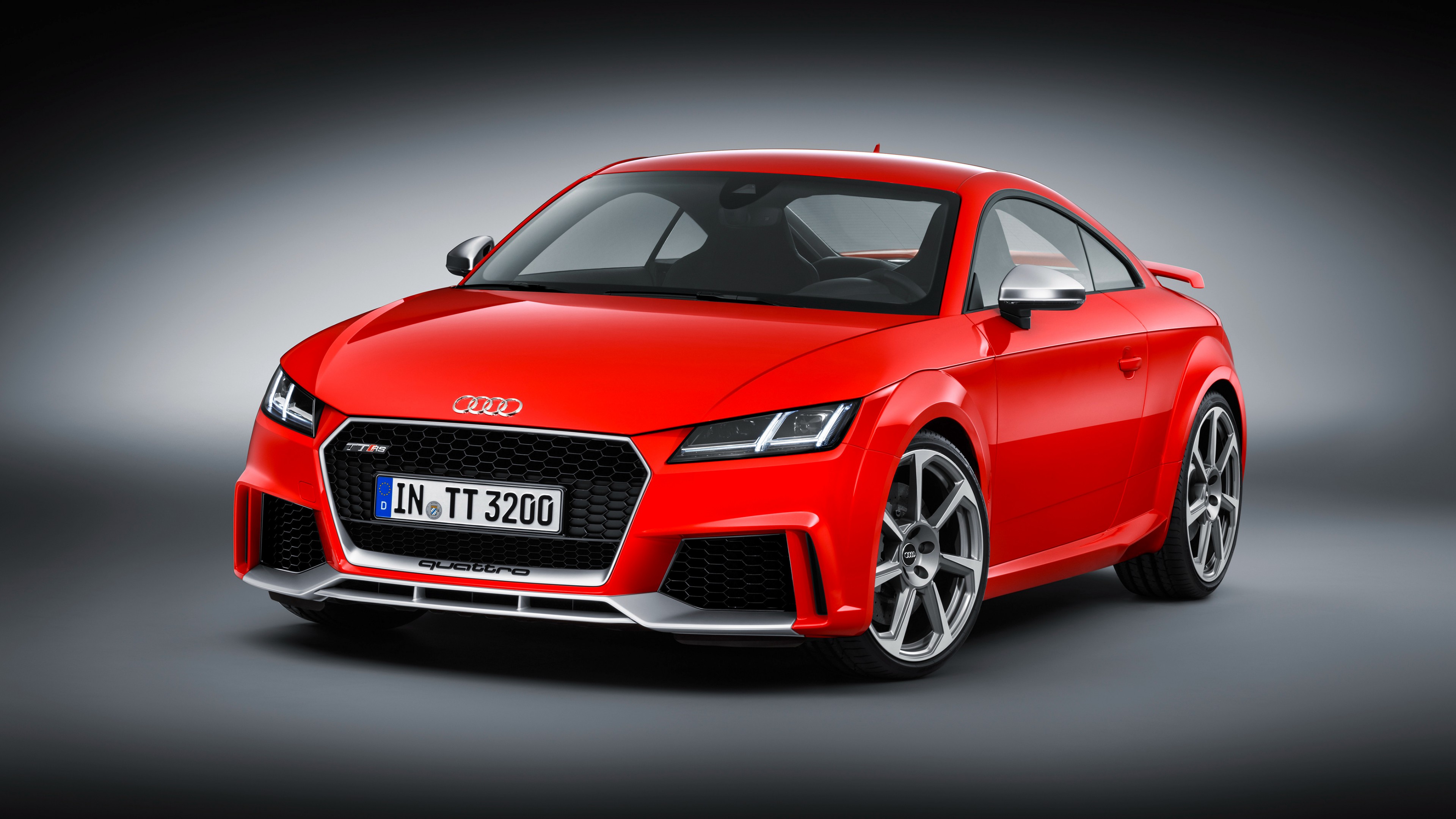 Audi TT RS Coupé (8S), Beijing Motor Show 2016, Auto China 2016, red, HD Wallpaper