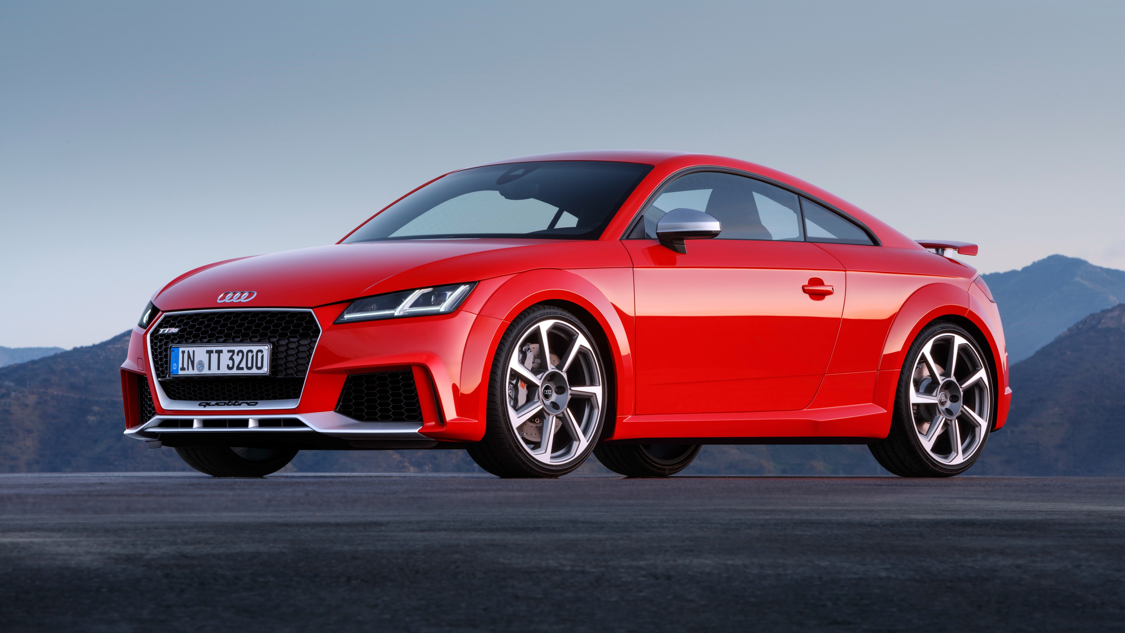 Audi TT RS Coupé (8S), Beijing Motor Show 2016, Auto China 2016, red, HD Wallpaper