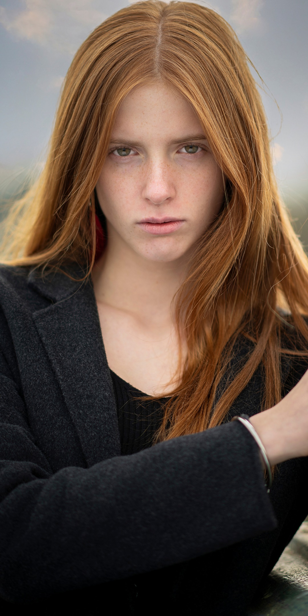 Women Model, Redhead, 1080x2160, Phone HD Wallpaper