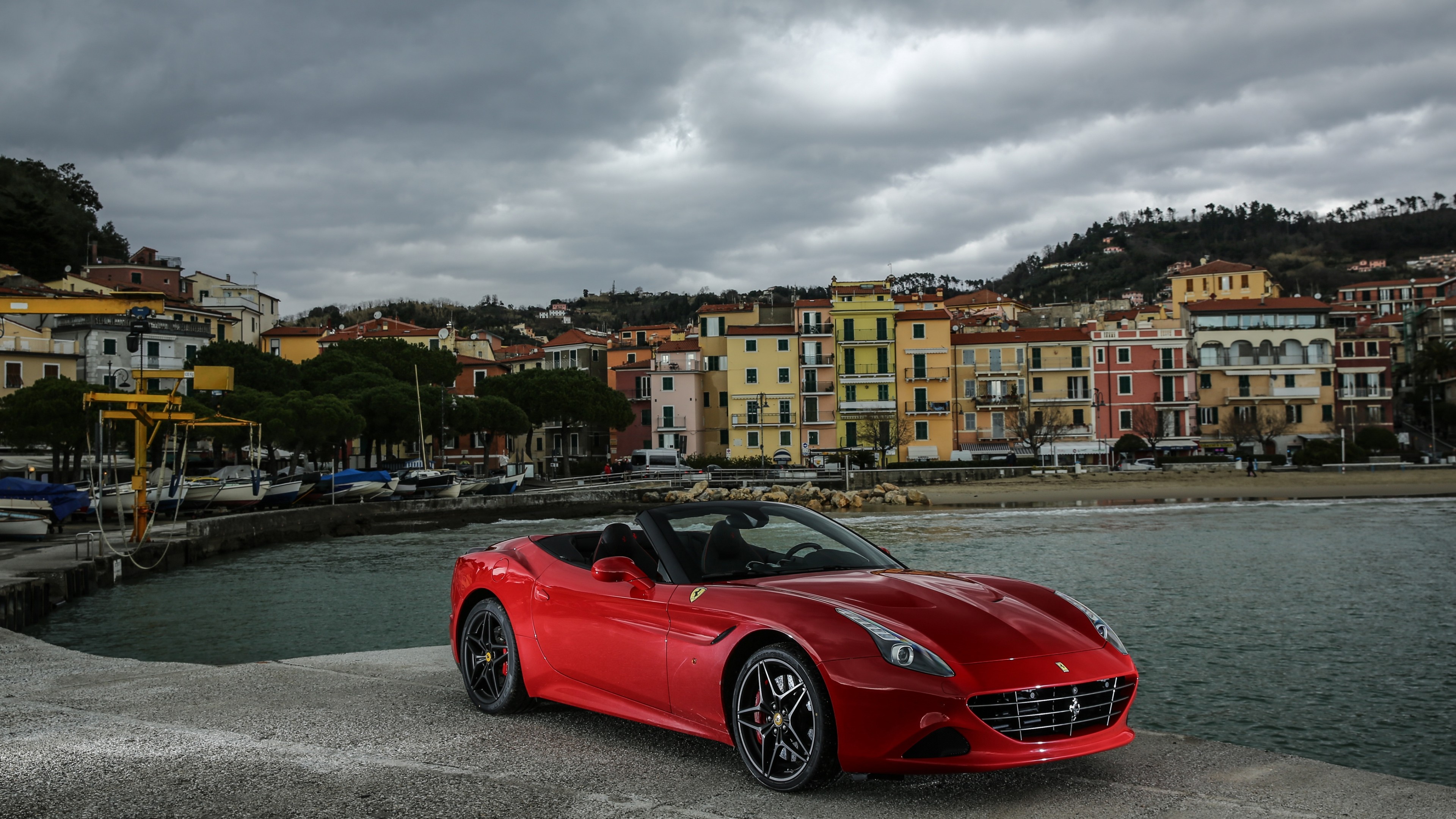 Ferrari California T HS, sport cars, red, HD Wallpaper