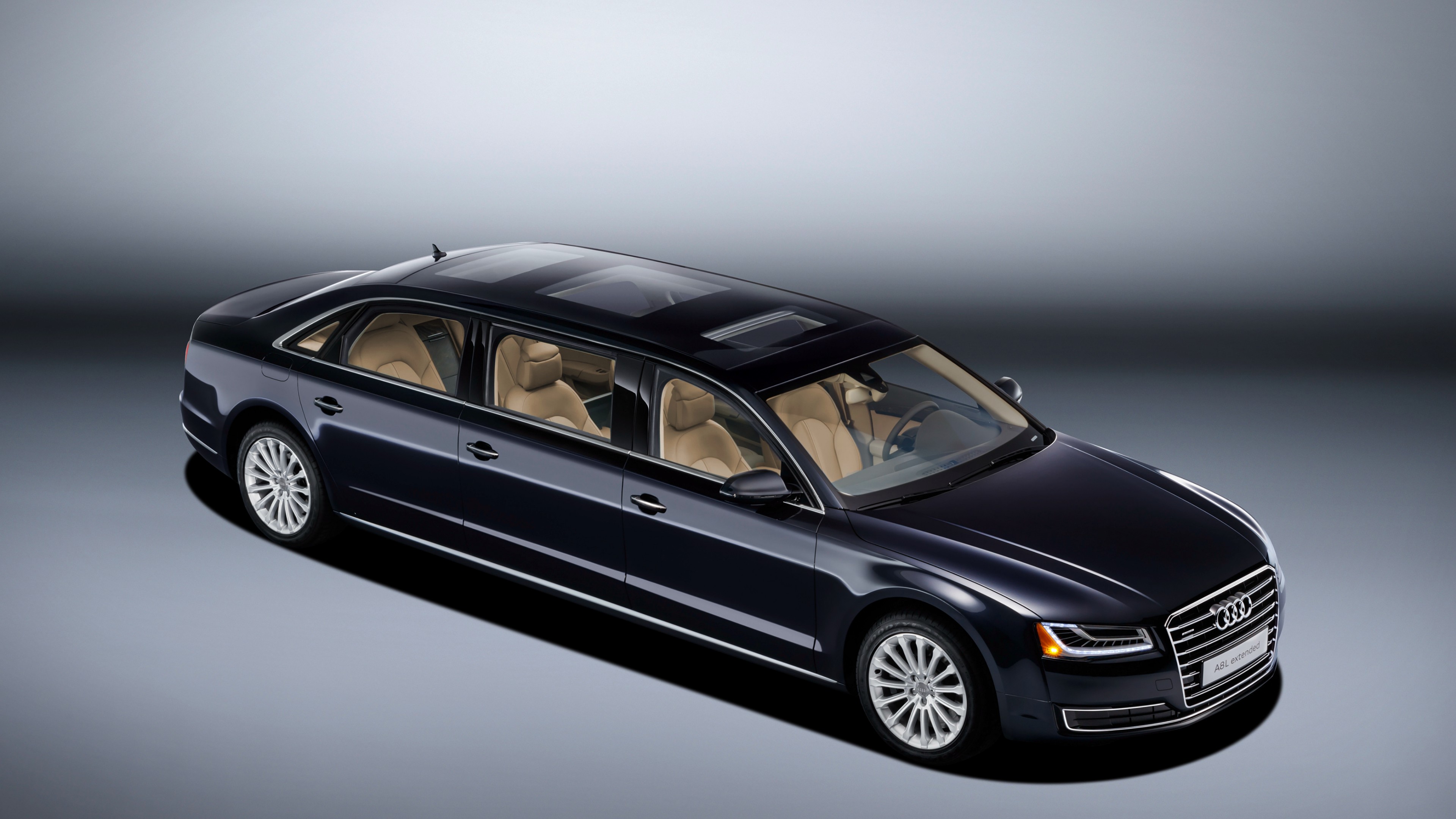 Audi A8 L Extende, luxury cars, limuzin, HD Wallpaper