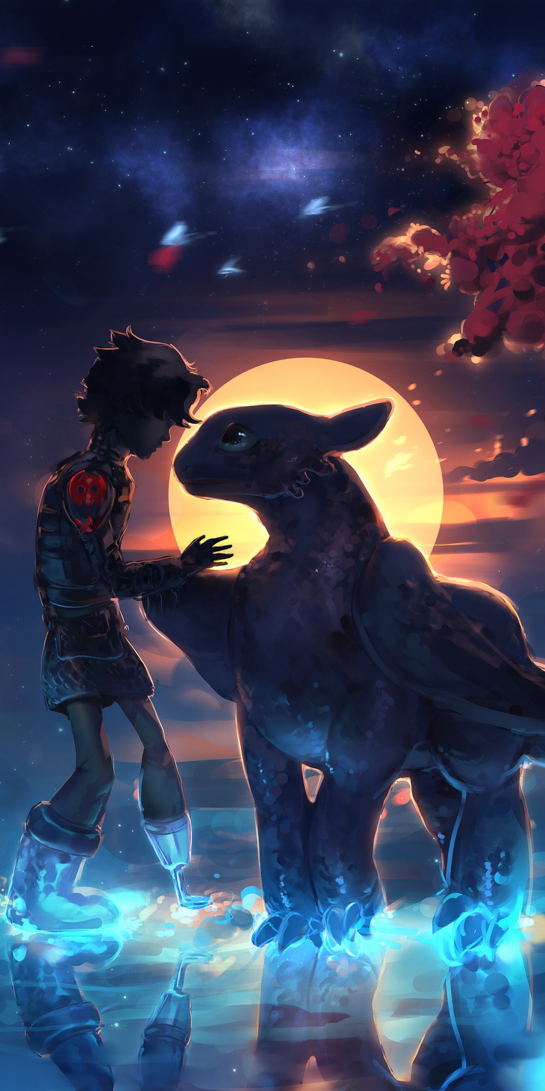 Movie How to Train Your Dragon: The Hidden World, Toothless (How To Train Your Dragon), Dragon, Hiccup (How To Train Your Dragon), 1080x2160, Phone HD Wallpaper
