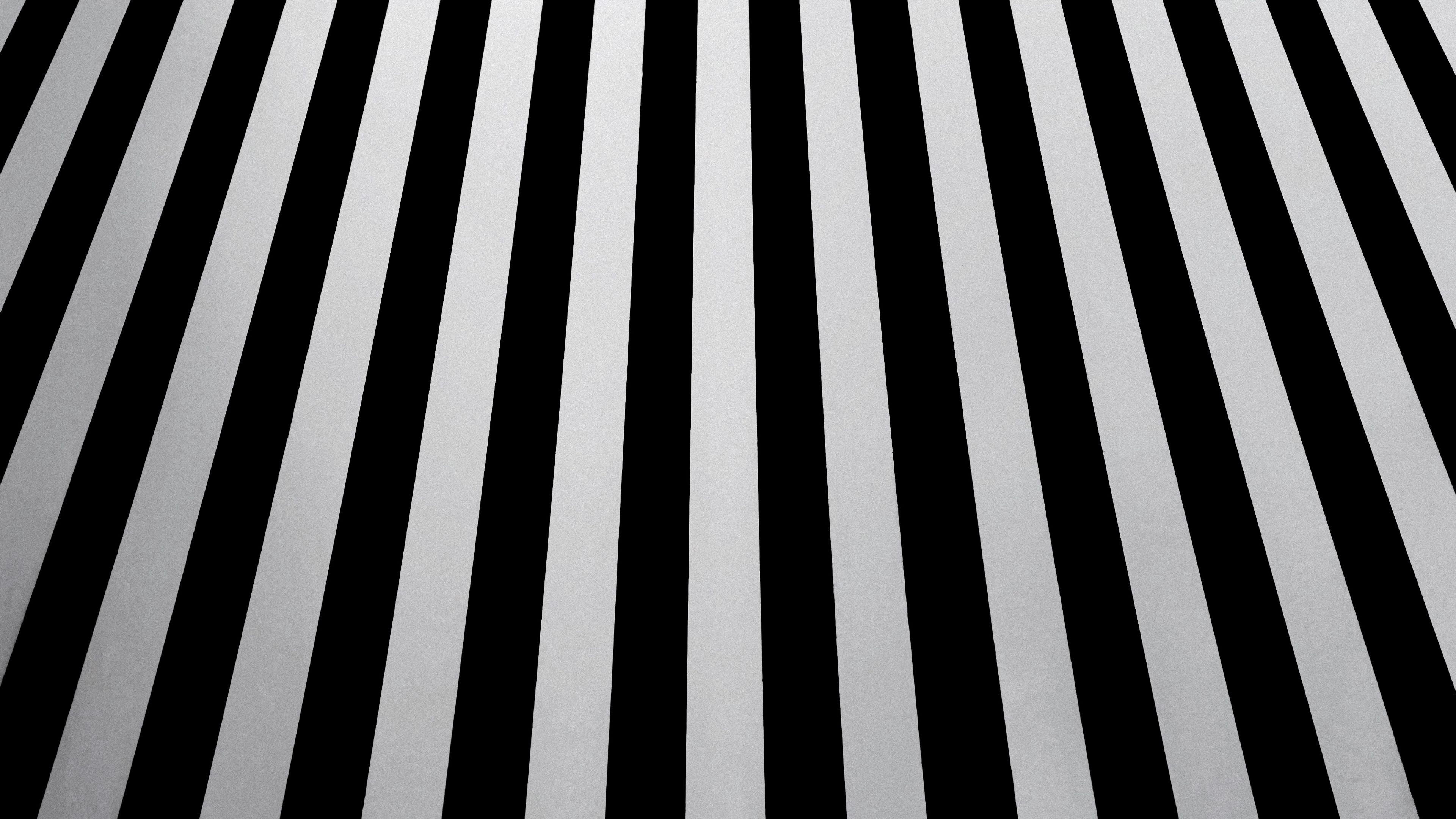 building, facade, lines, bw, 4k, HD Wallpaper