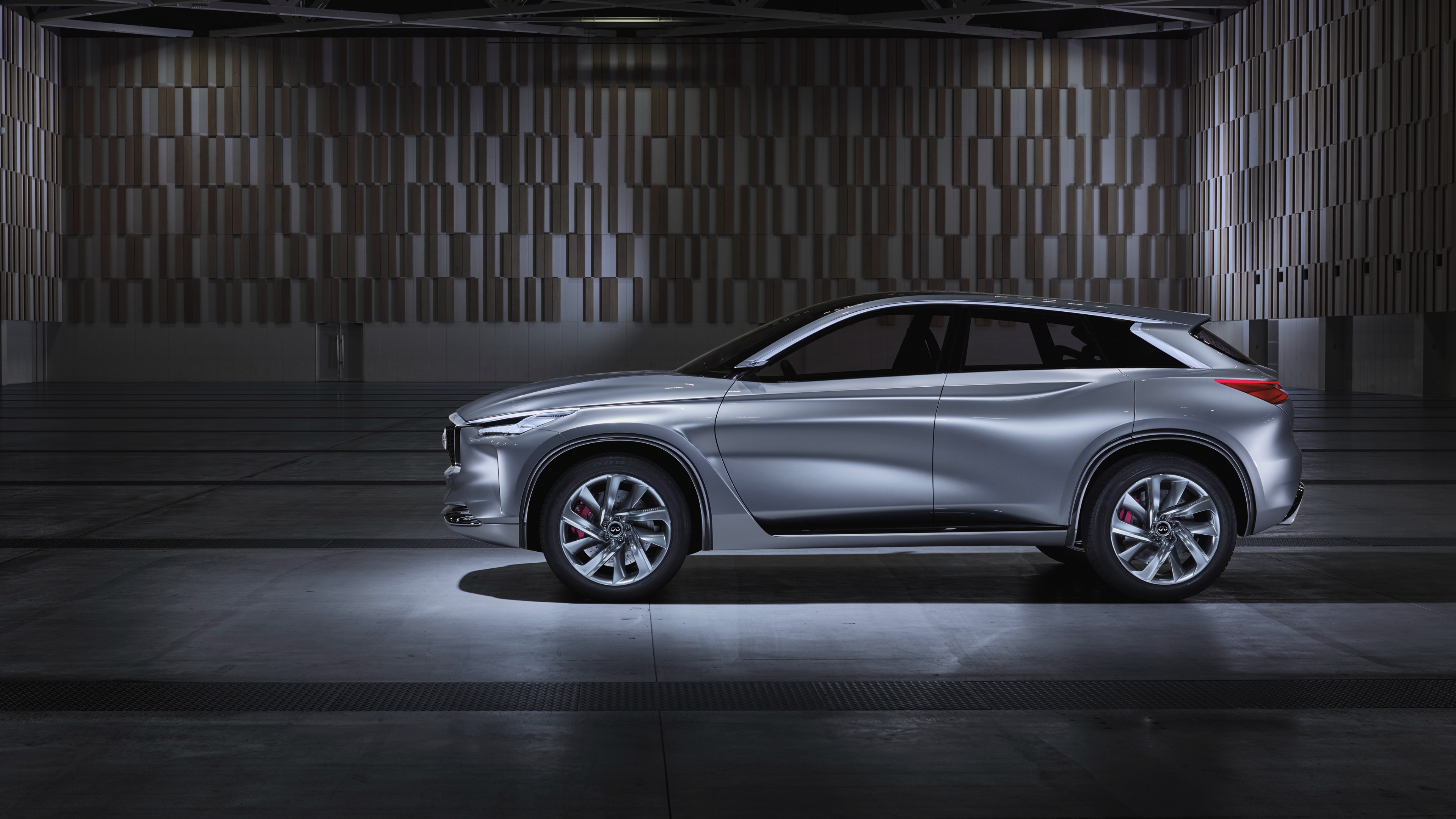 Infiniti QX Sport Inspiration, Beijing Motor Show 2016, crossover, silver, HD Wallpaper