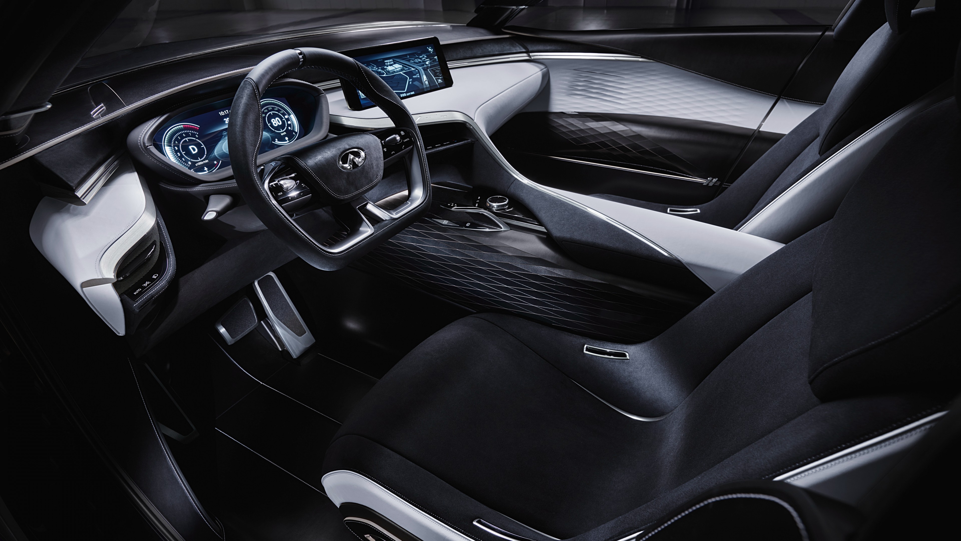 Infiniti QX Sport Inspiration, Beijing Motor Show 2016, crossover, interior, HD Wallpaper
