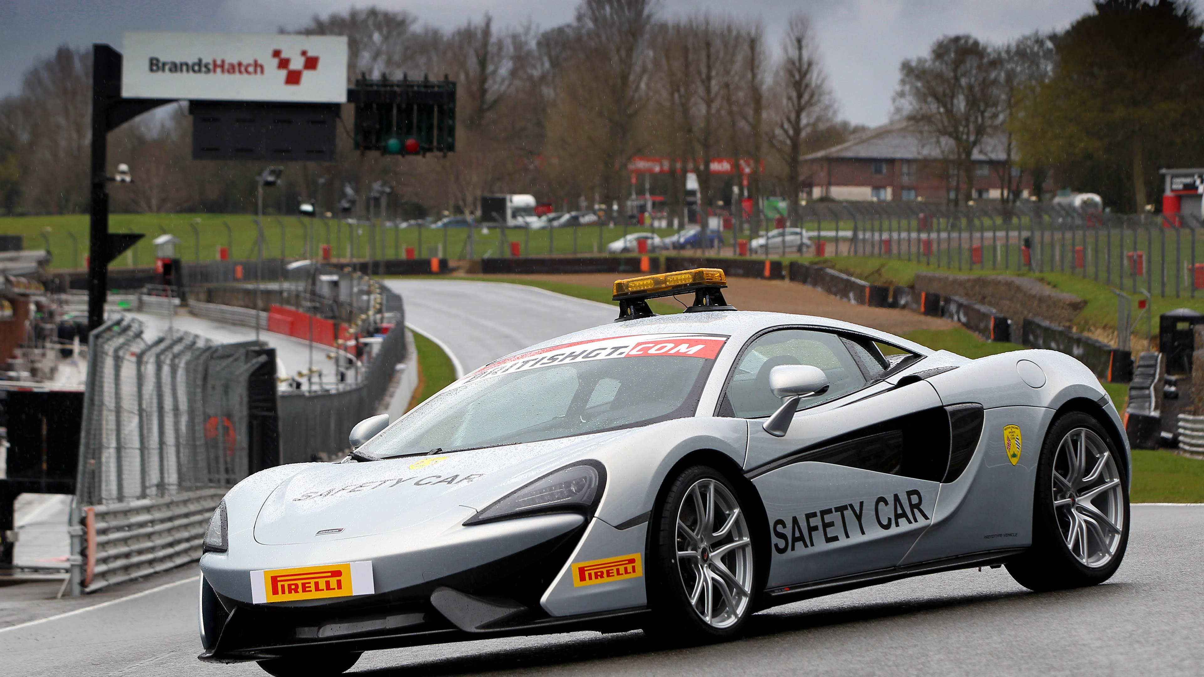 McLaren 570S, supercar safety car, HD Wallpaper