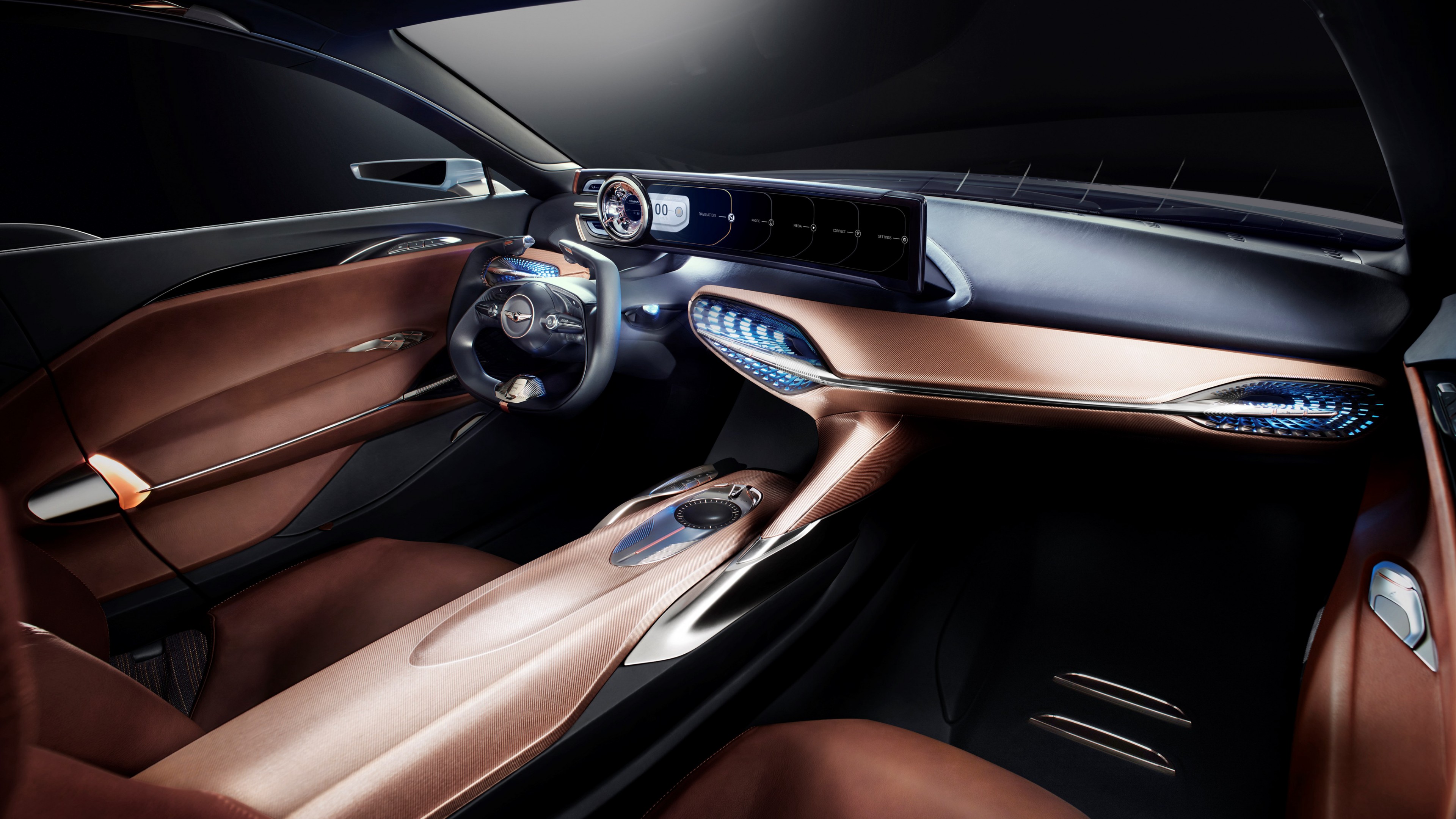 Genesis New York, NYIAS 2016, interior, HD Wallpaper