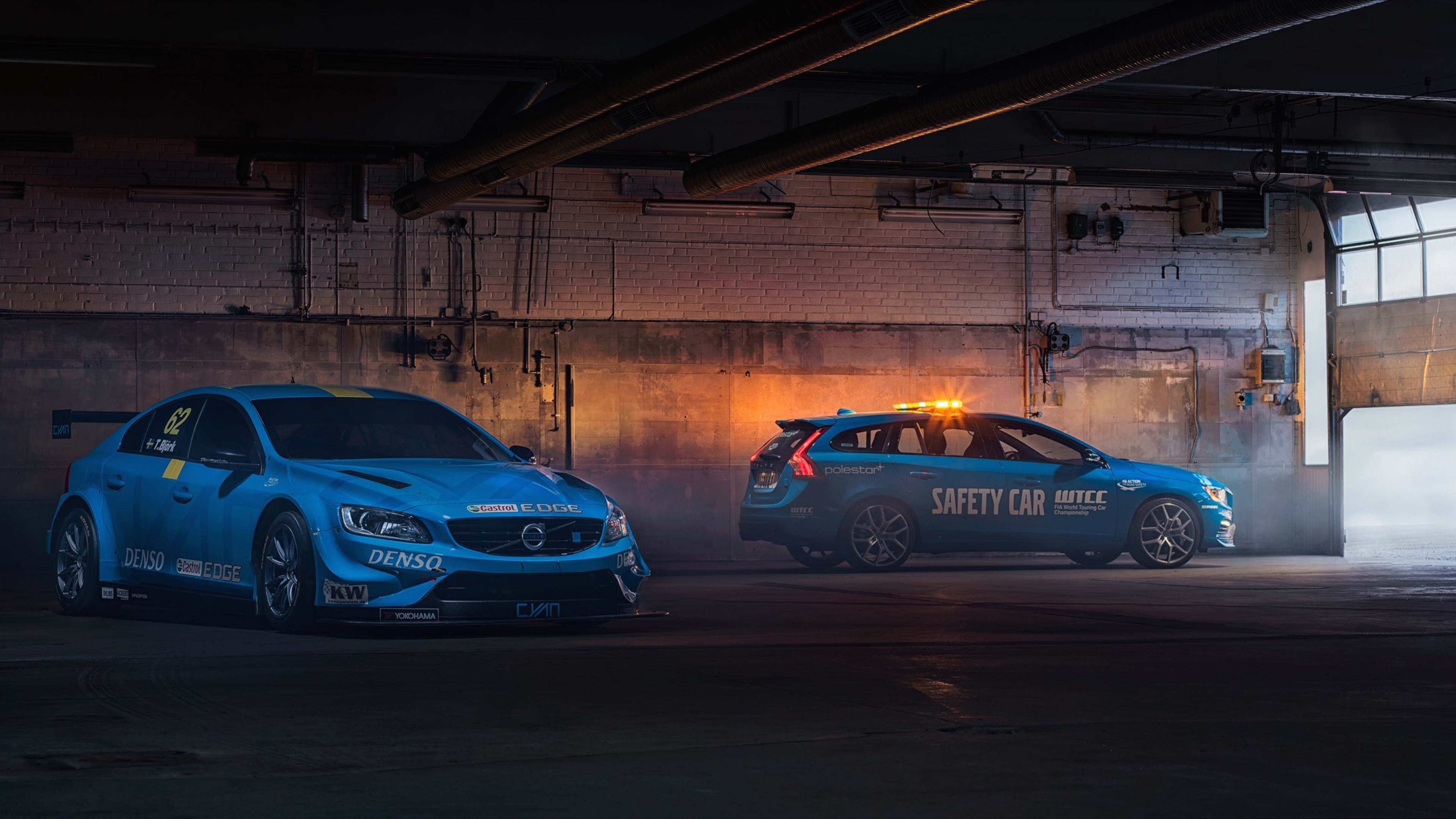 Volvo V60 Polestar, WTCC Safety Car, HD Wallpaper