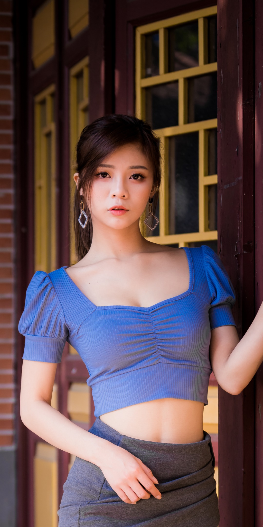 Women Model, Asian, Black Hair, 1080x2160, Phone HD Wallpaper