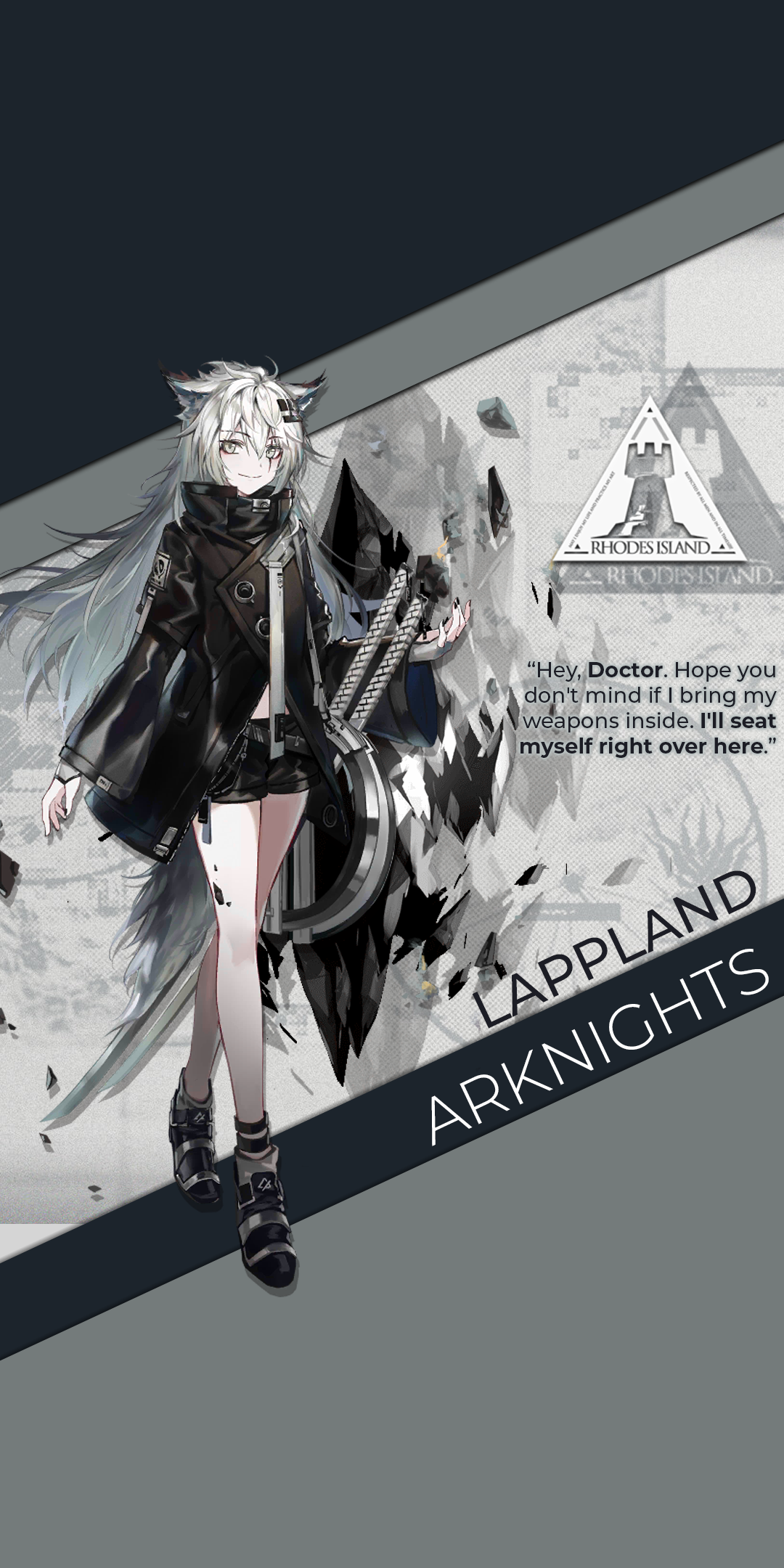 Video Game Arknights, Lappland (Arknights), 1080x2160, Phone HD Wallpaper