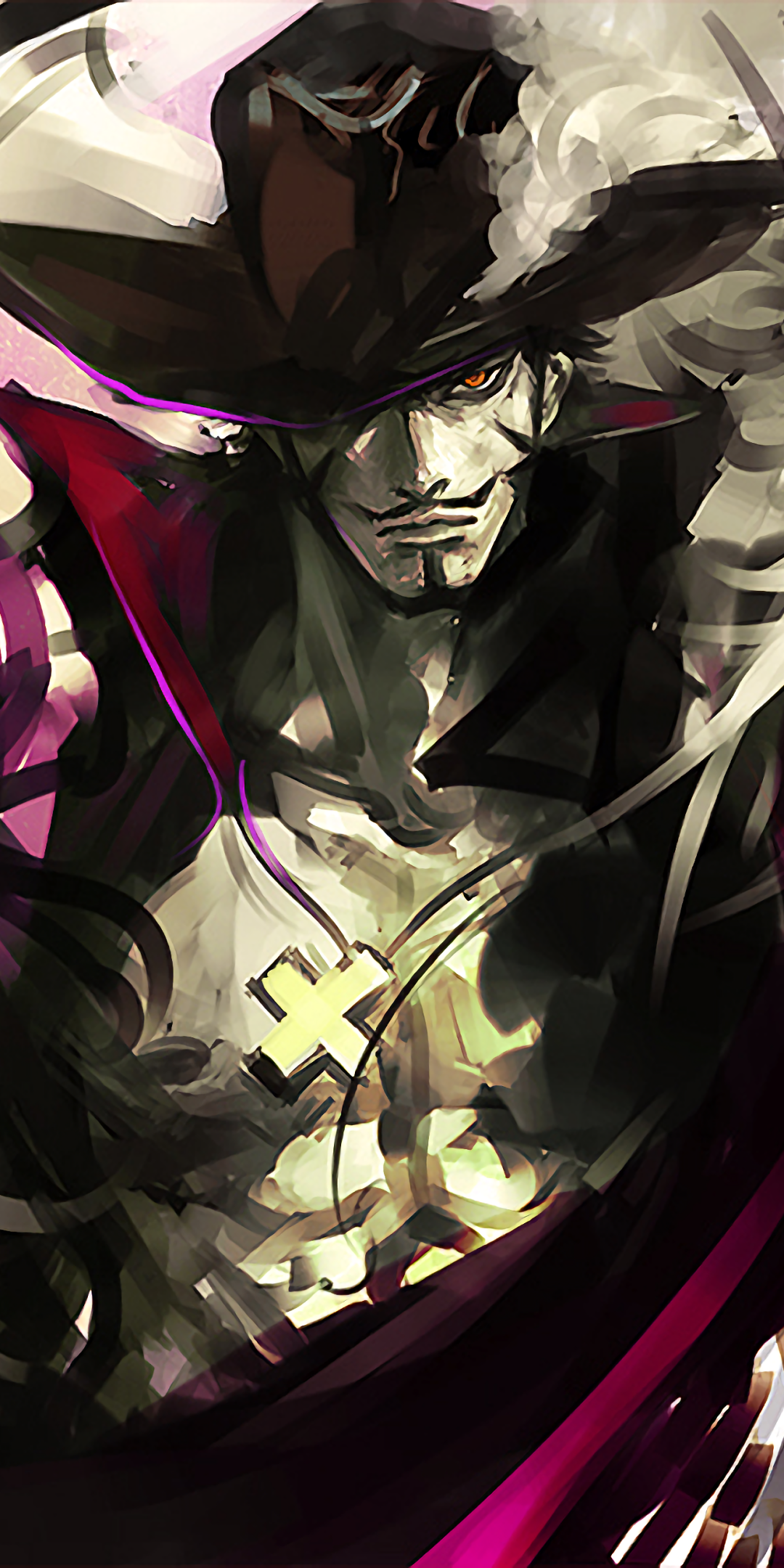 Anime One Piece, Dracule Mihawk, 1080x2160, Phone HD Wallpaper