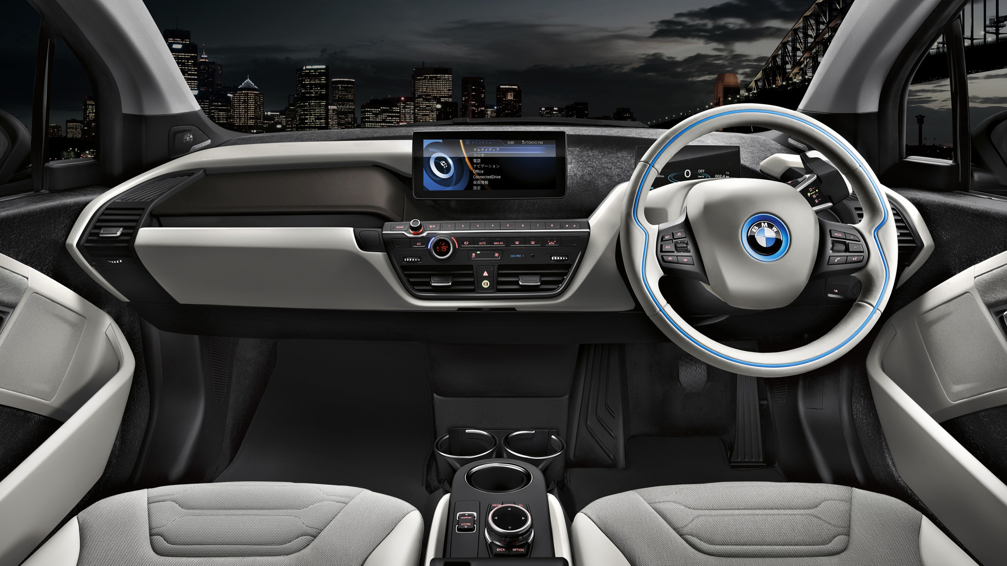 BMW i3 Carbonight, electric cars, city cars, interior, HD Wallpaper