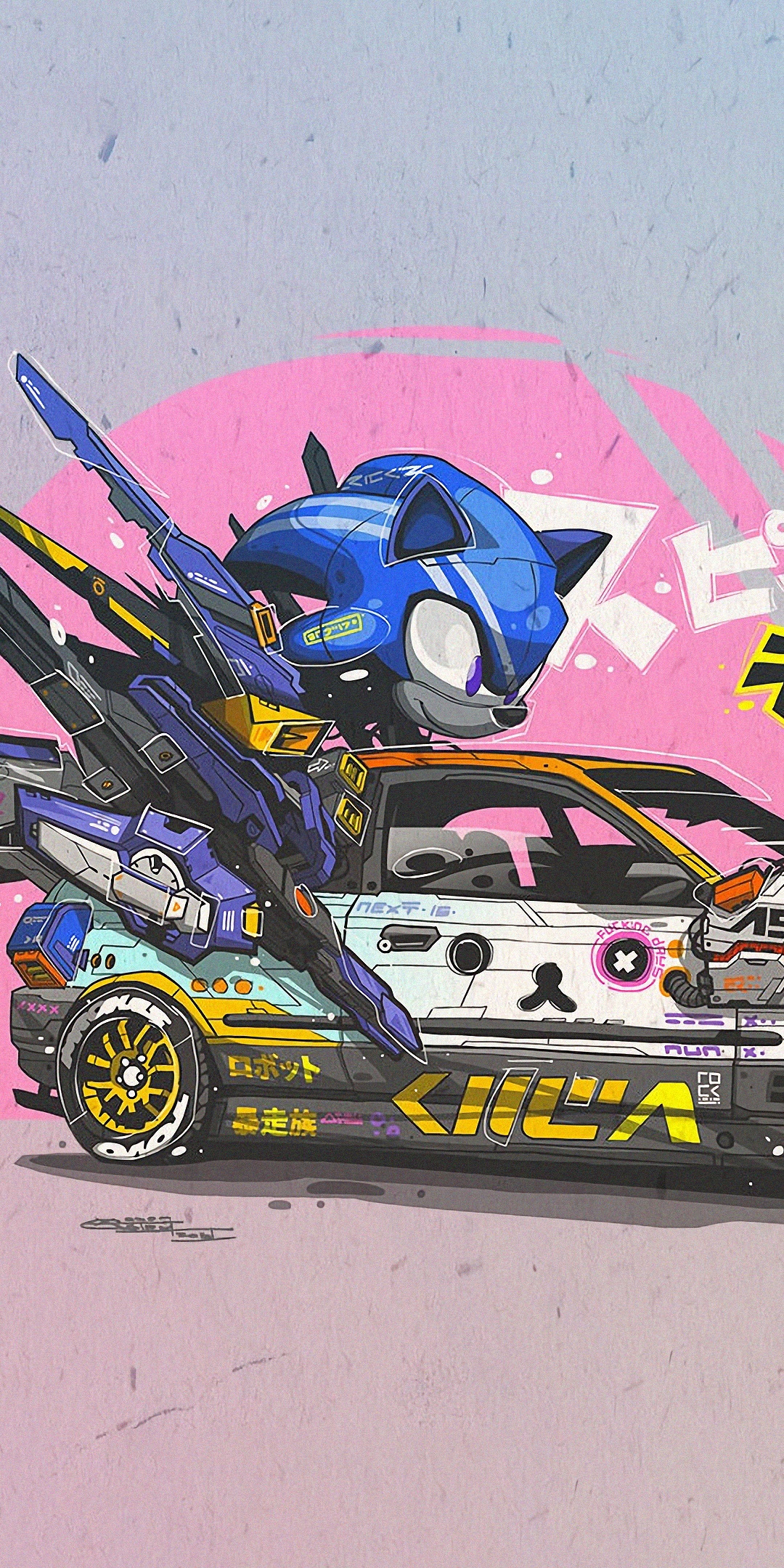 Video Game Sonic the Hedgehog, Car, 1080x2160, Phone HD Wallpaper