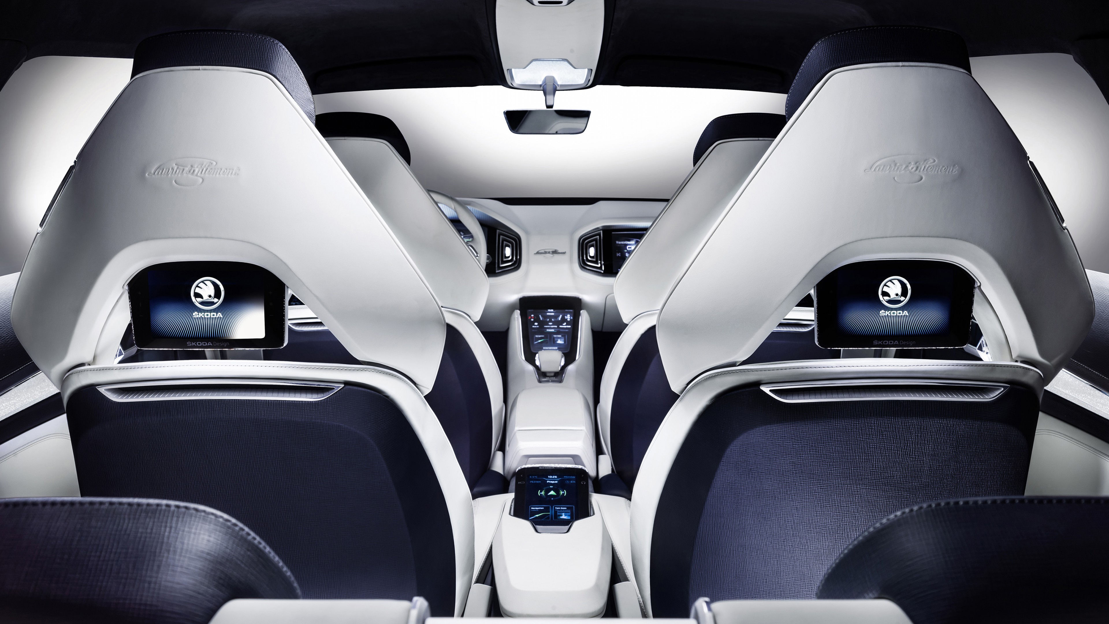 Škoda VisionS, crossover, interior, HD Wallpaper