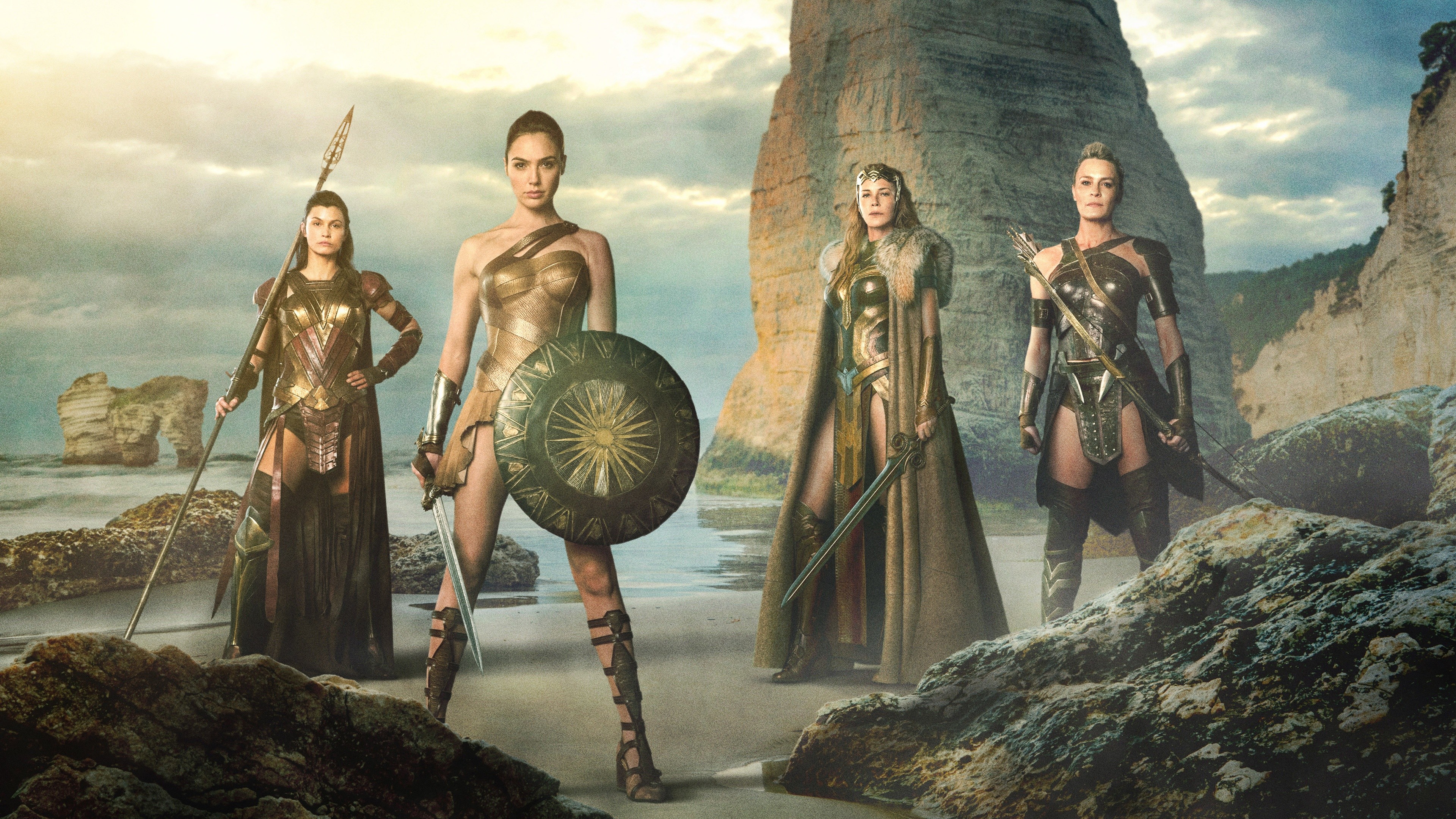 Wonder Woman, Gal Gadot, superhero film, DC Comics, Best Movies of 2016, HD Wallpaper