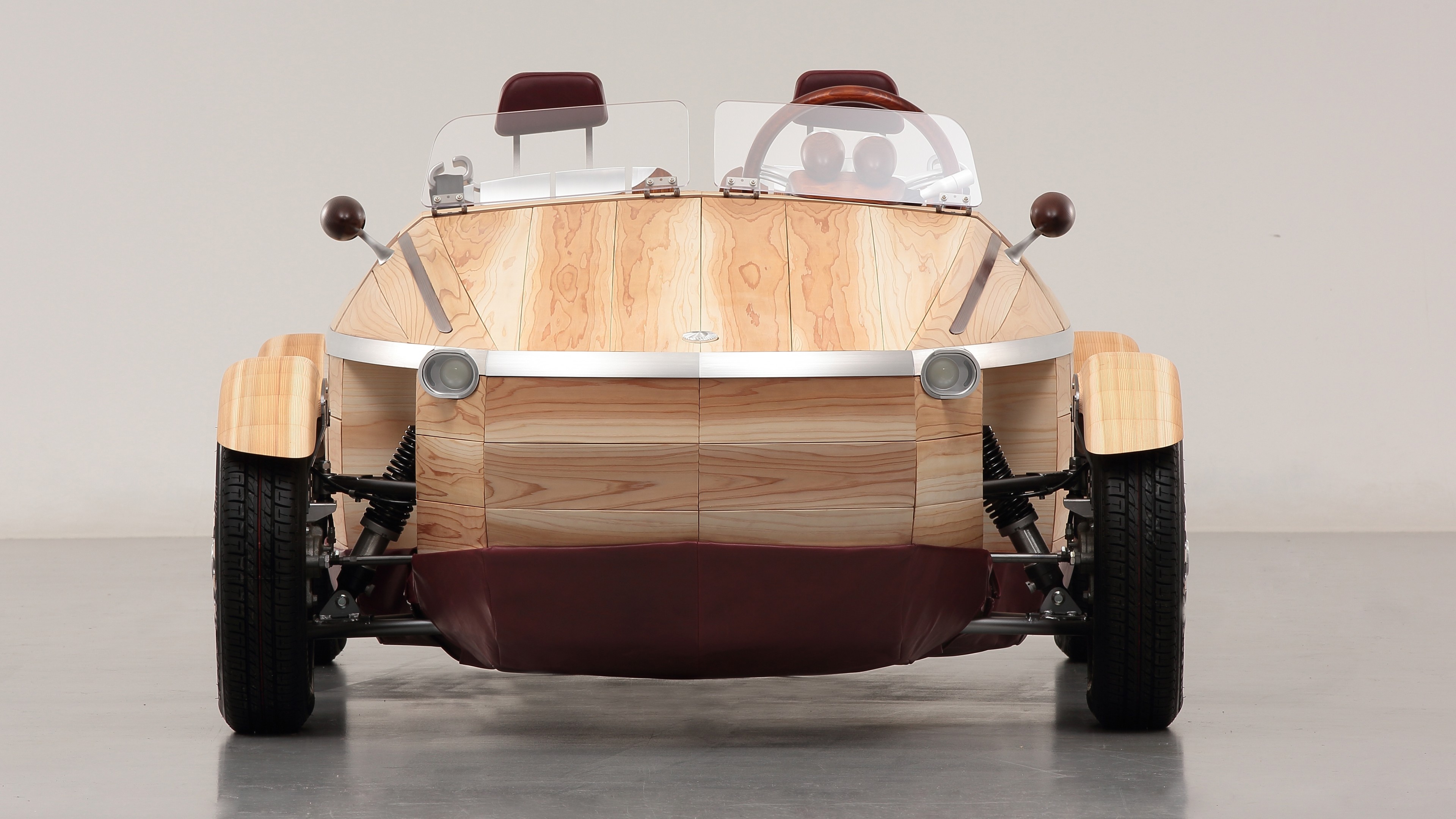 Toyota Setsuna, wooden roadster, Milan Design Week, HD Wallpaper