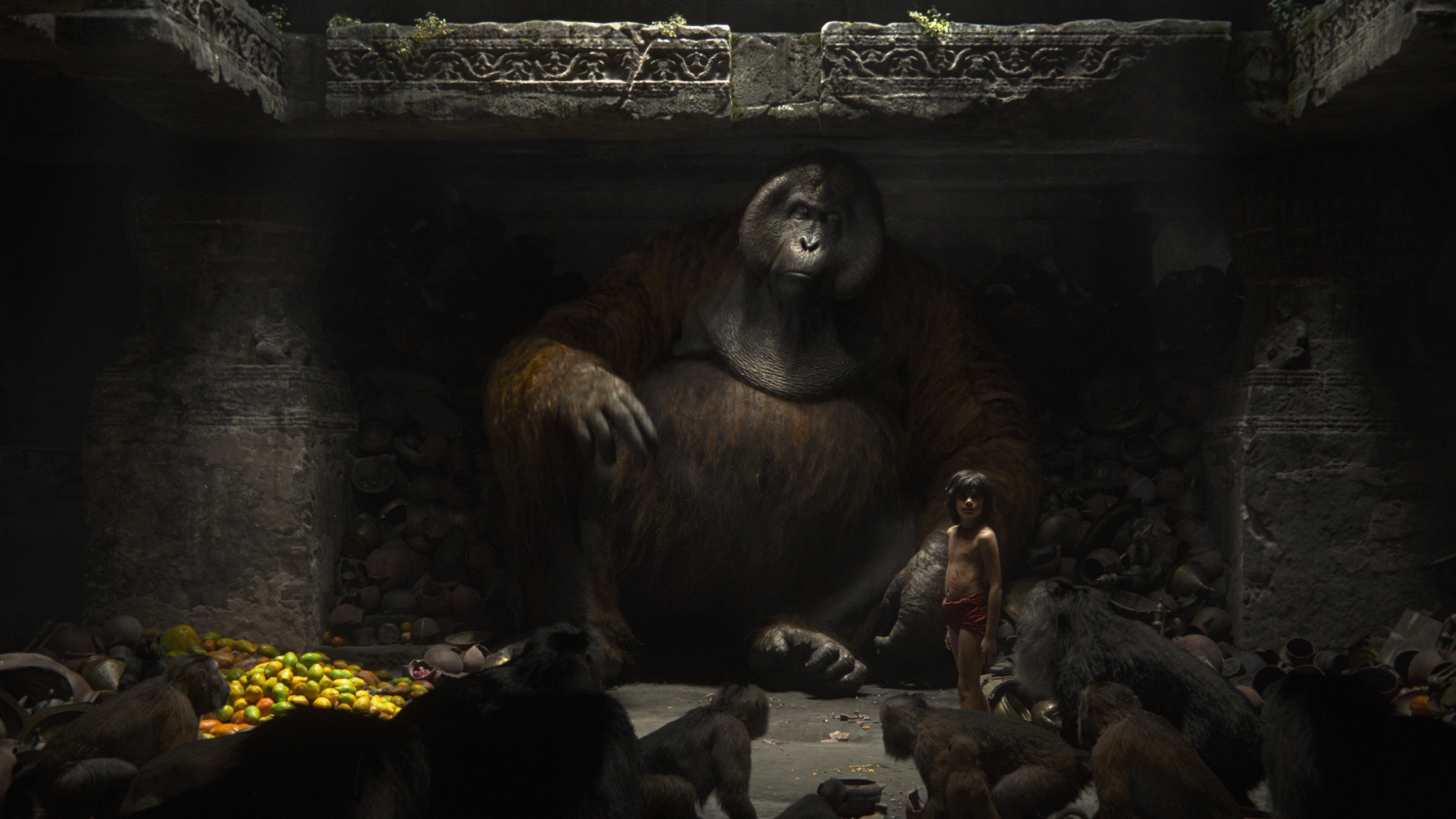 The Jungle Book, Monkey King, King Louie, adventure, fantasy, Best movies of 2016, HD Wallpaper