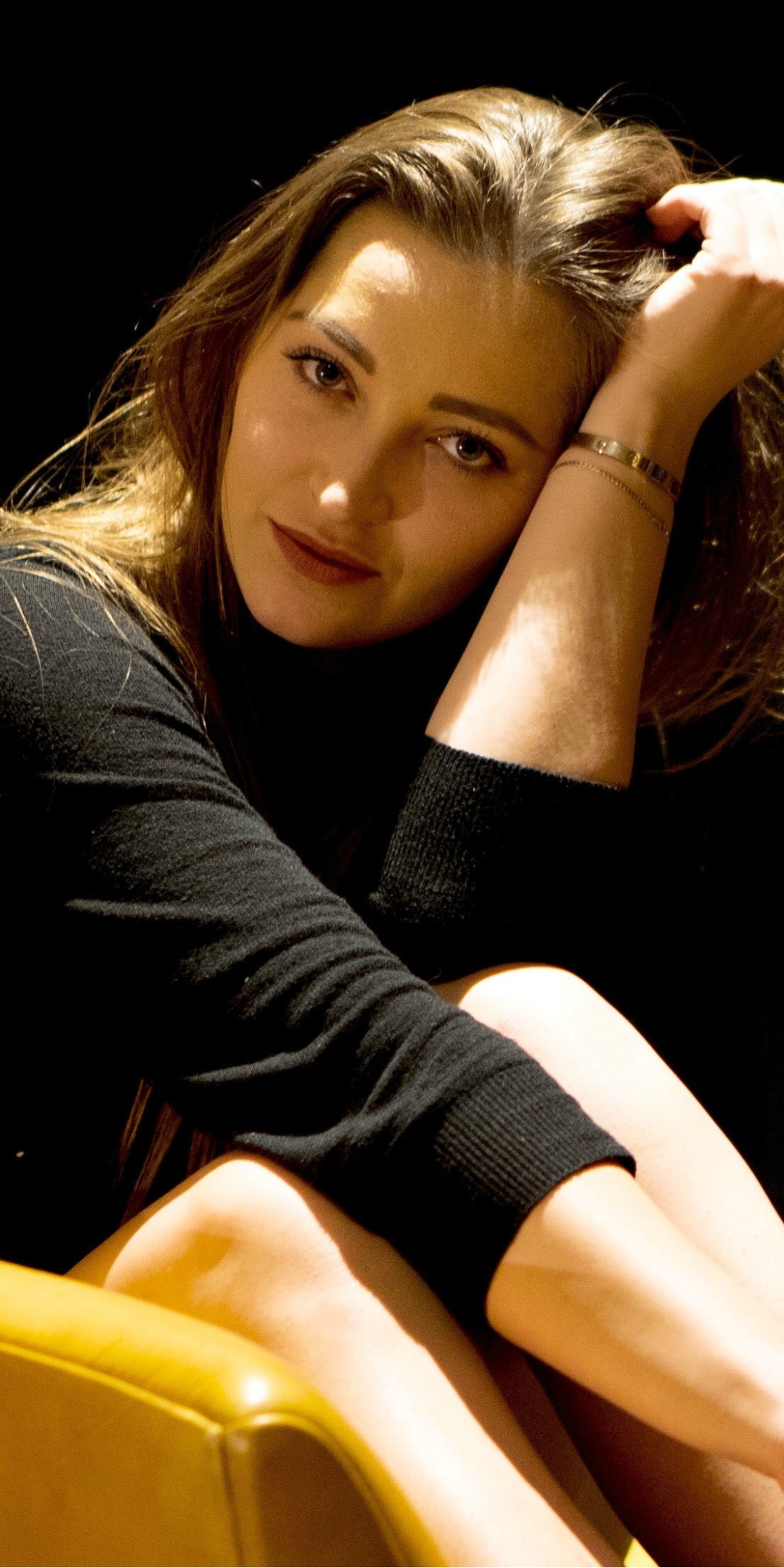 Women Model, Brown Eyes, Dani Daniels, Brown Hair, 1080x2160, Phone HD Wallpaper