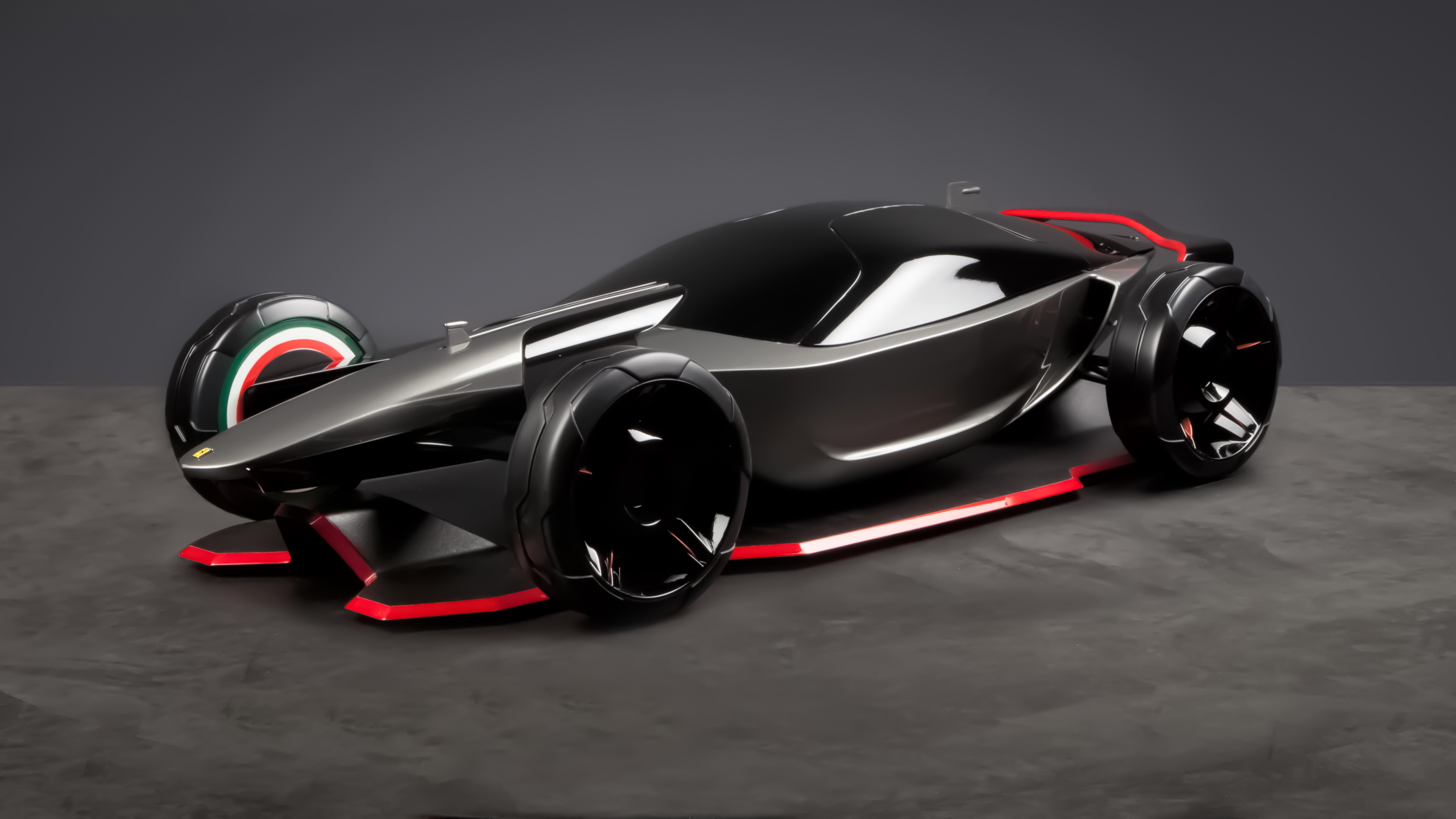 Ferrari 2040, Ferrari Vision F900, Ferrari World Design Contest 2016, FWDC, silver, HD Wallpaper