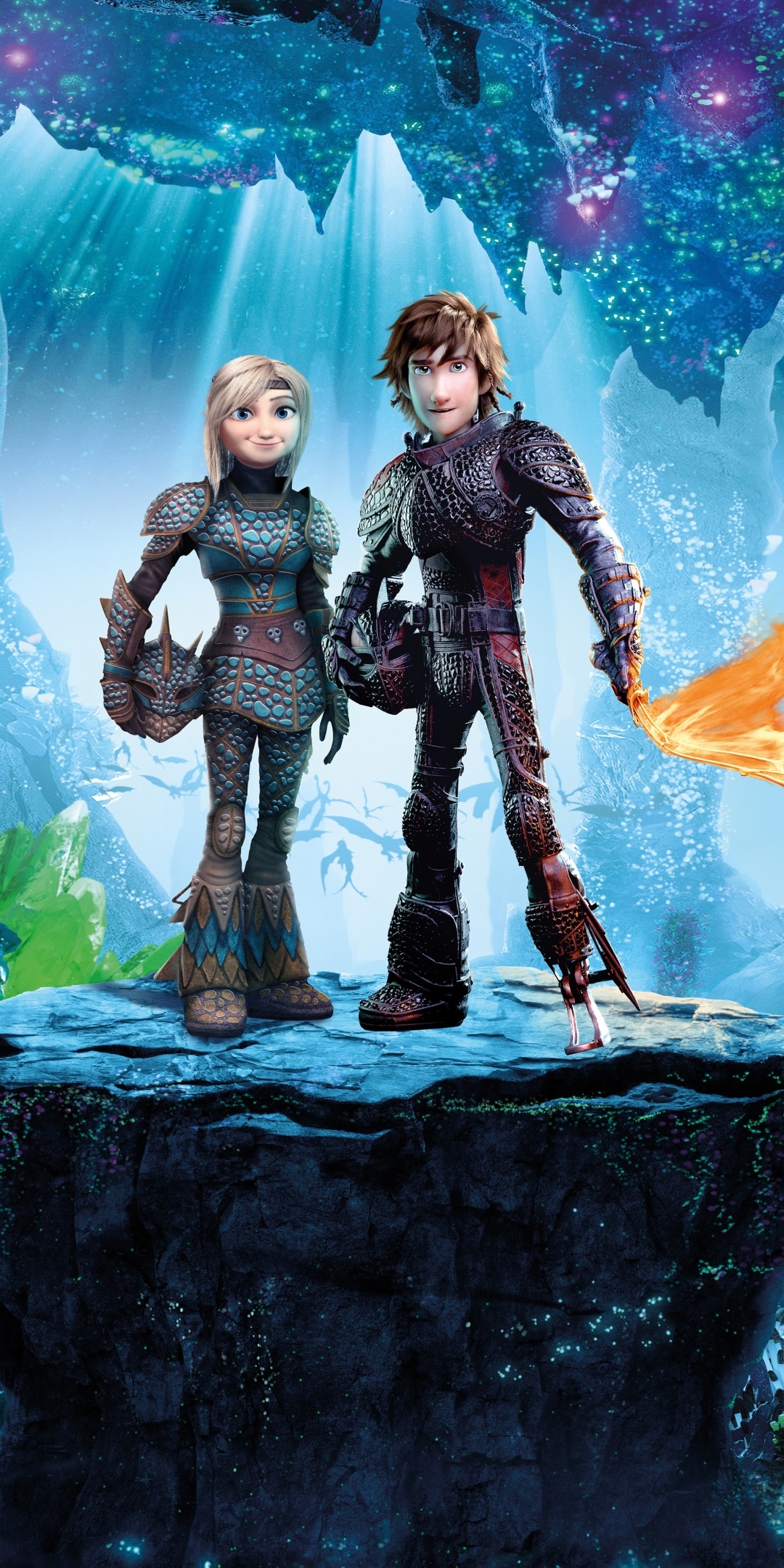 Movie How to Train Your Dragon: The Hidden World, Hiccup (How To Train Your Dragon), Astrid (How To Train Your Dragon), 1080x2160, Phone HD Wallpaper