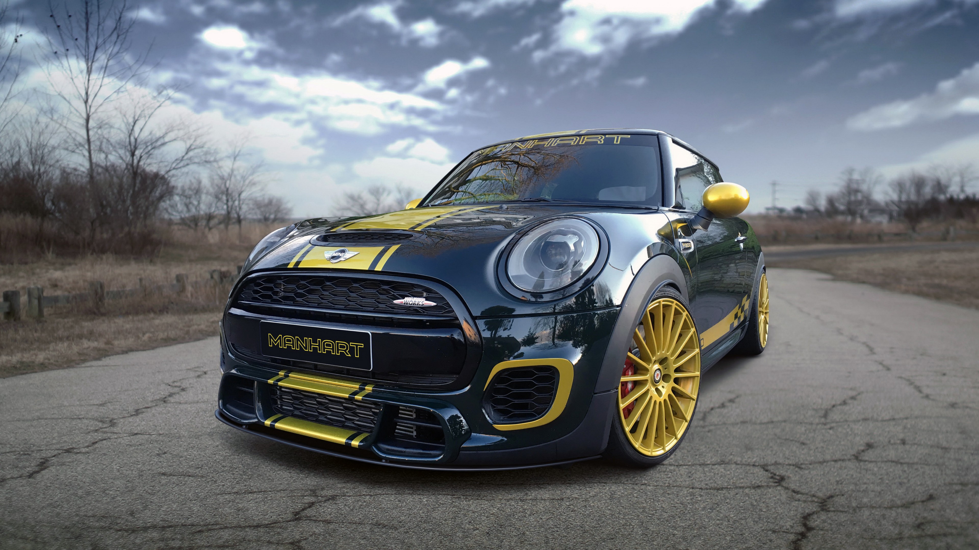 Manhart Racing Mini F300, race car, BRG, HD Wallpaper