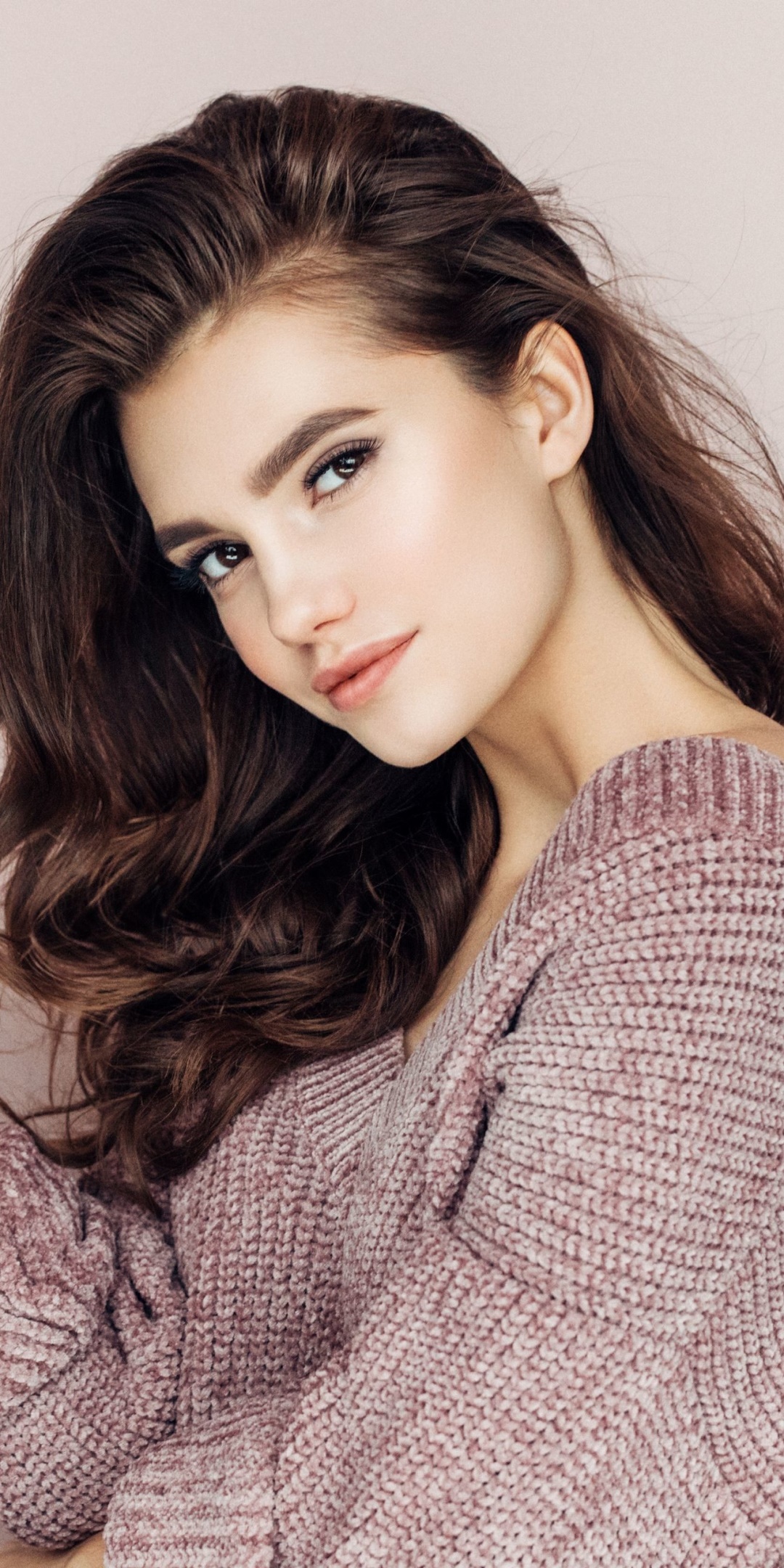 Women Model, Long Hair, Brown Eyes, Brunette, 1080x2160, Phone HD Wallpaper
