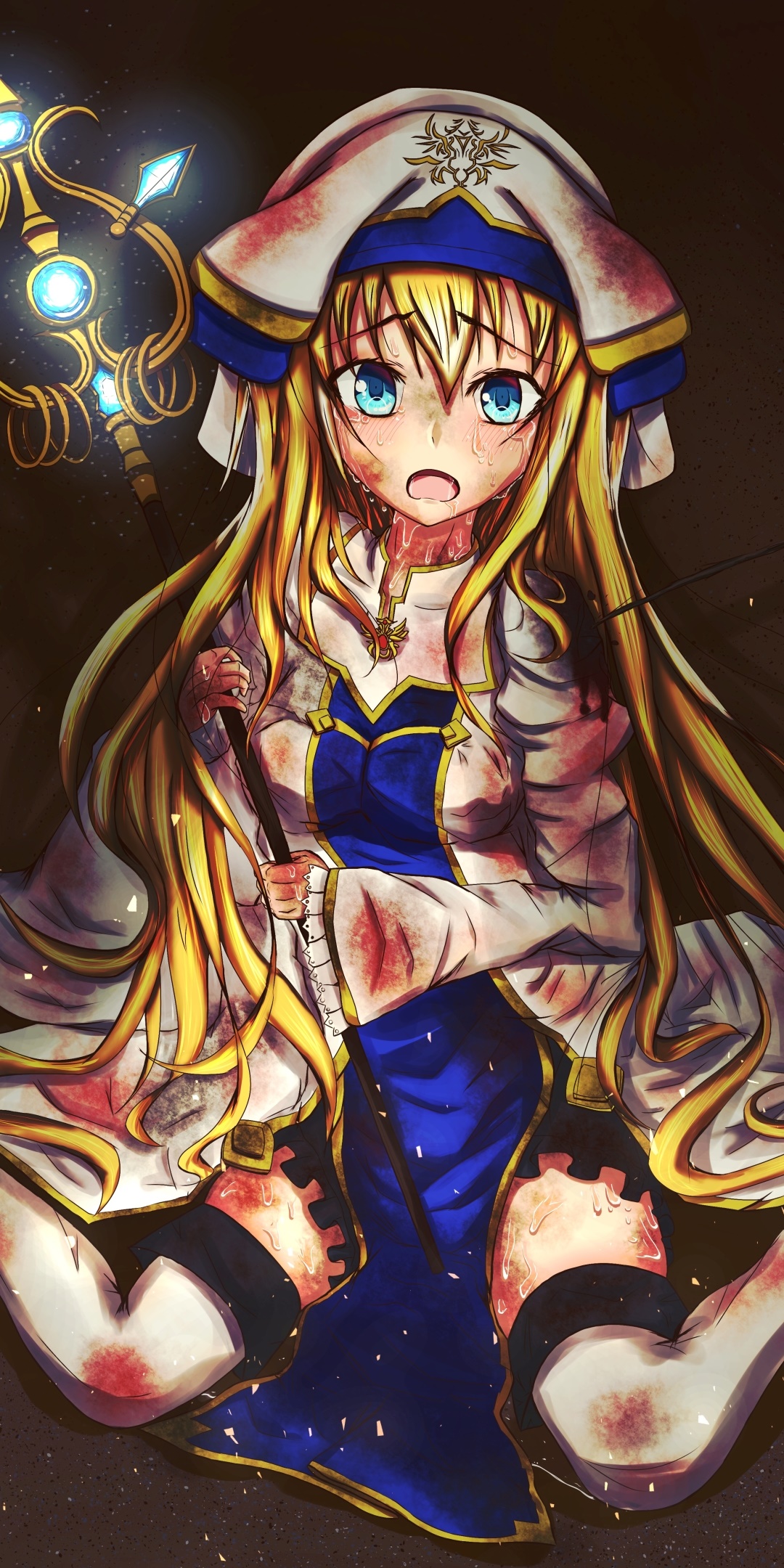 Anime Goblin Slayer, Priestess (Goblin Slayer), 1080x2160, Phone HD Wallpaper