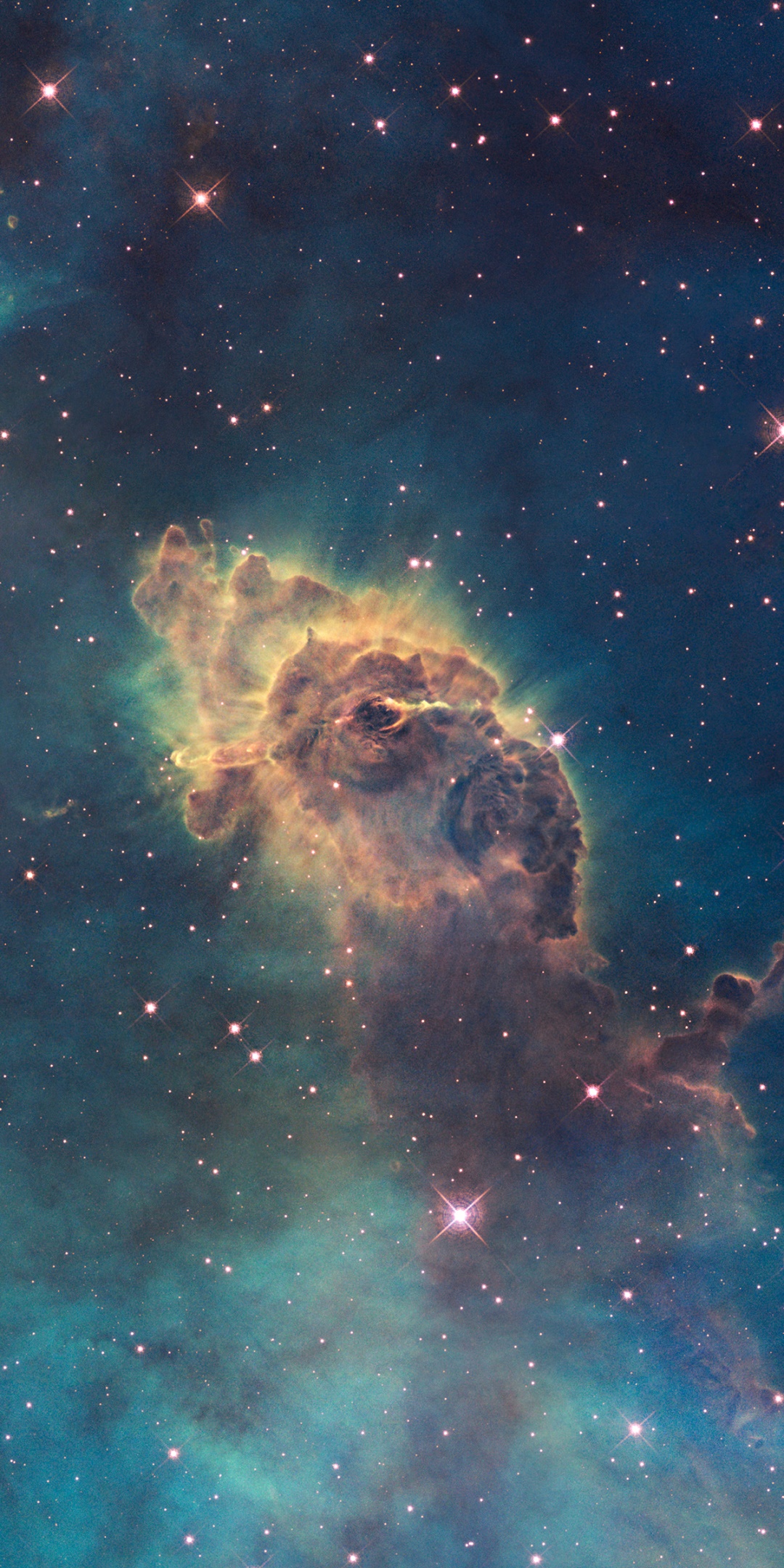 Sci Fi Nebula, Carina Nebula, Stars, Space, 1080x2160, Phone HD Wallpaper