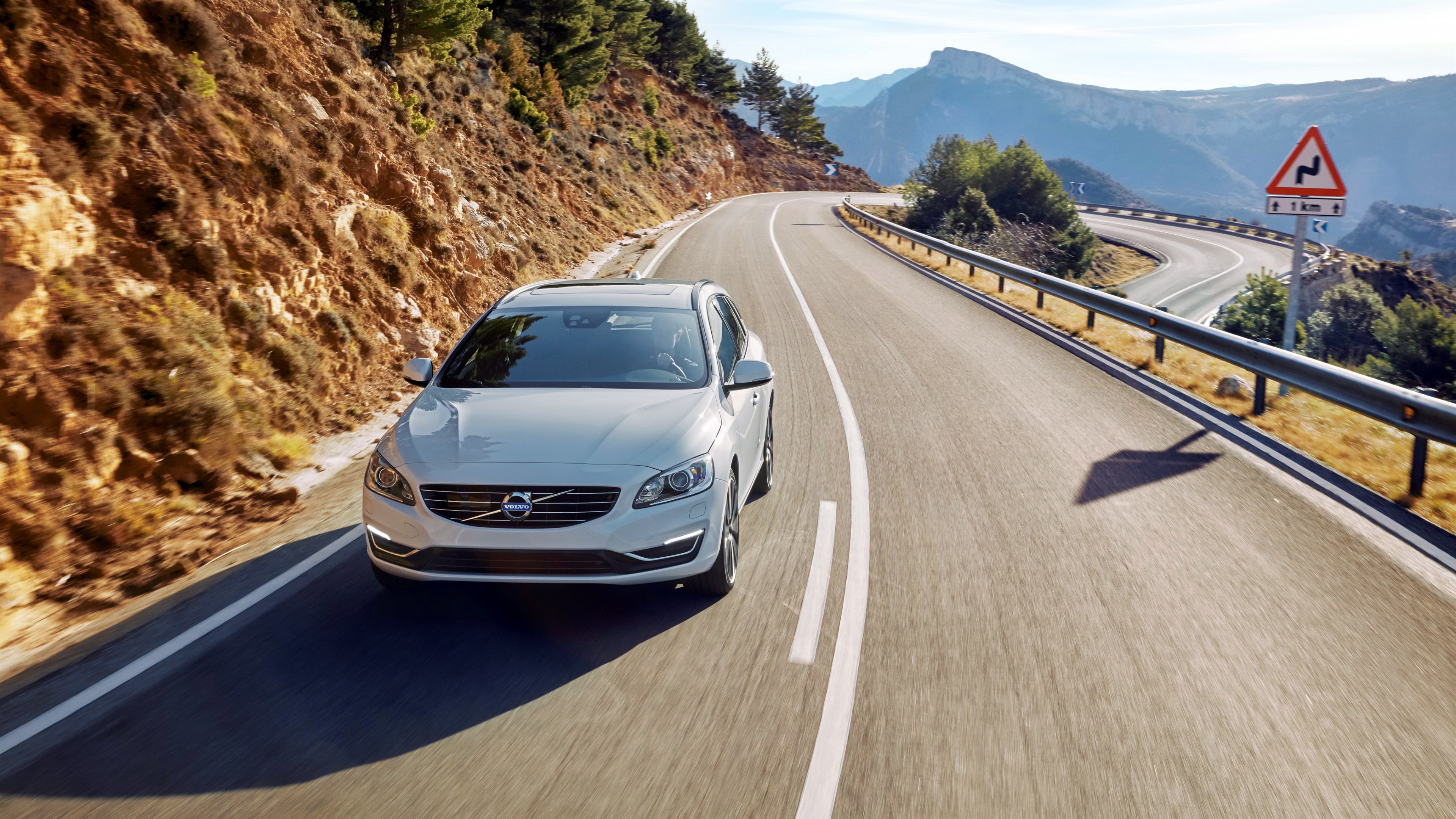 Volvo V60 Edition, white, HD Wallpaper