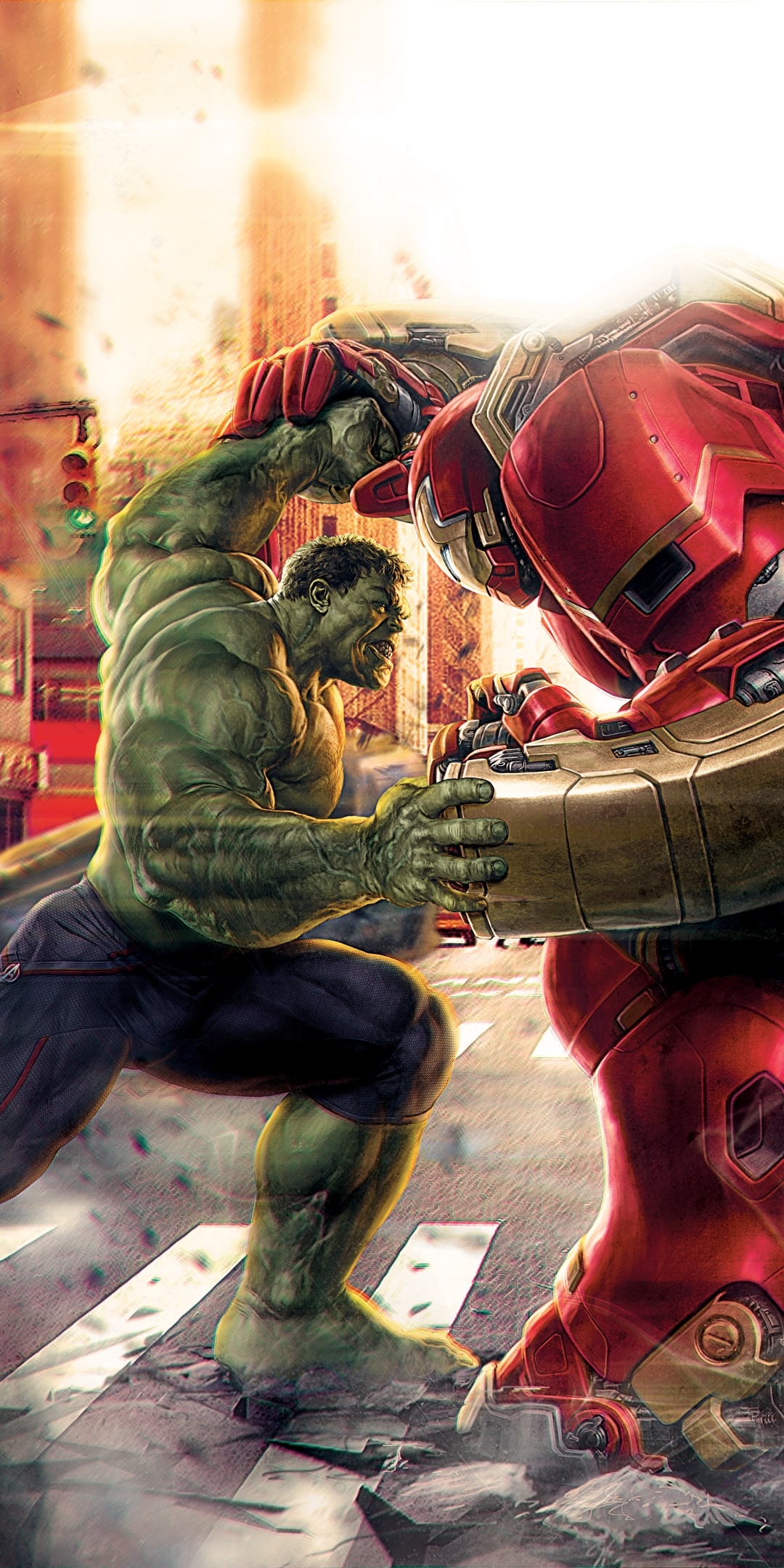Wallpaper Id Movie Avengers Age Of Ultron Phone Wallpaper Hulkbuster Hulk 1080x2160 Free Download