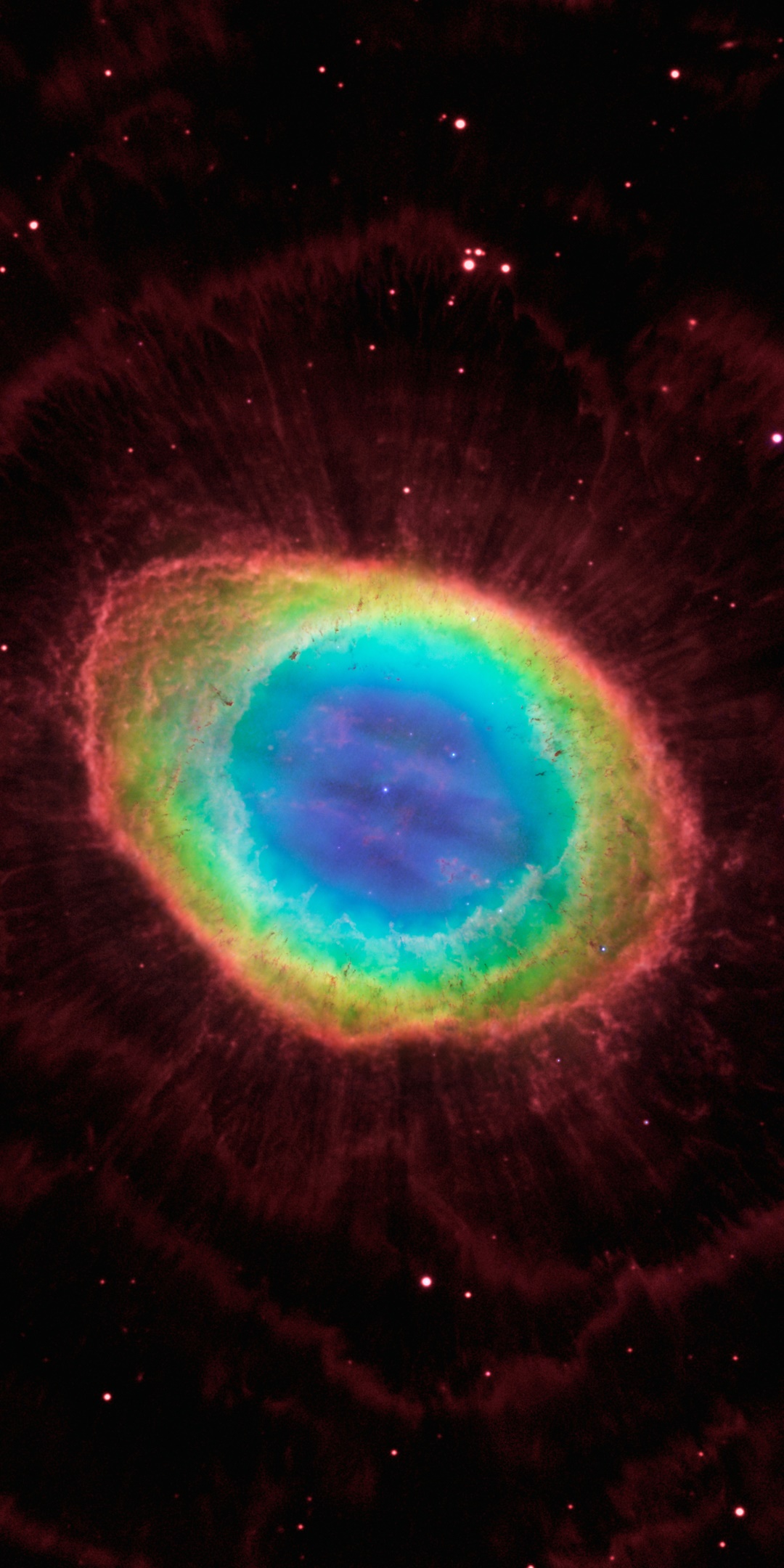 Sci Fi Nebula, Stars, Space, Circle, 1080x2160, Phone HD Wallpaper