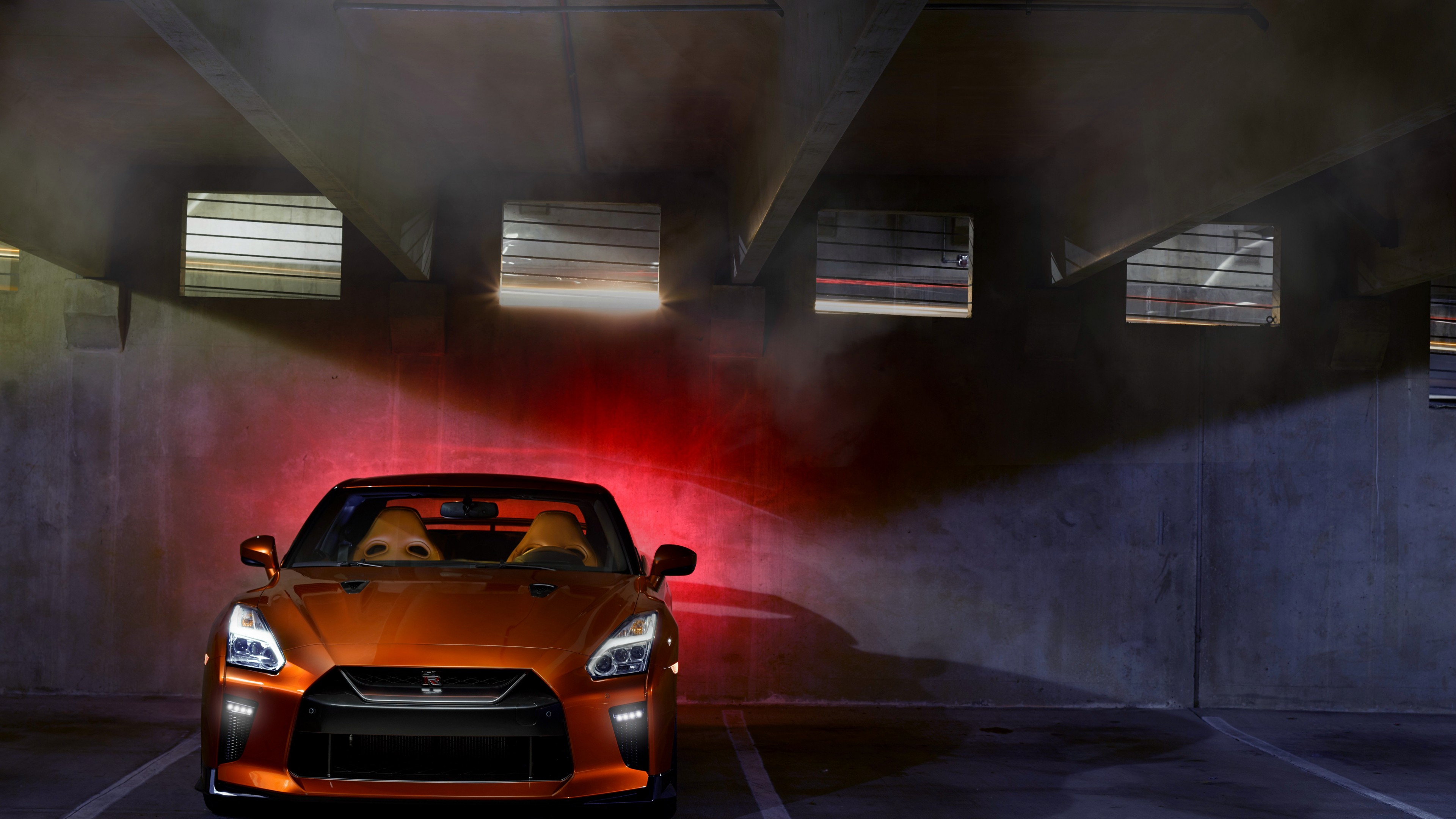 Nissan GT R, NYIAS 2016, supercar, orange, HD Wallpaper
