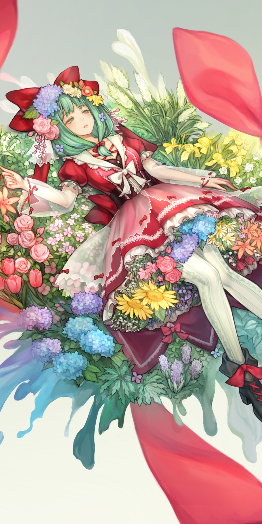 Anime Touhou, Hina Kagiyama, 1080x2160, Phone HD Wallpaper