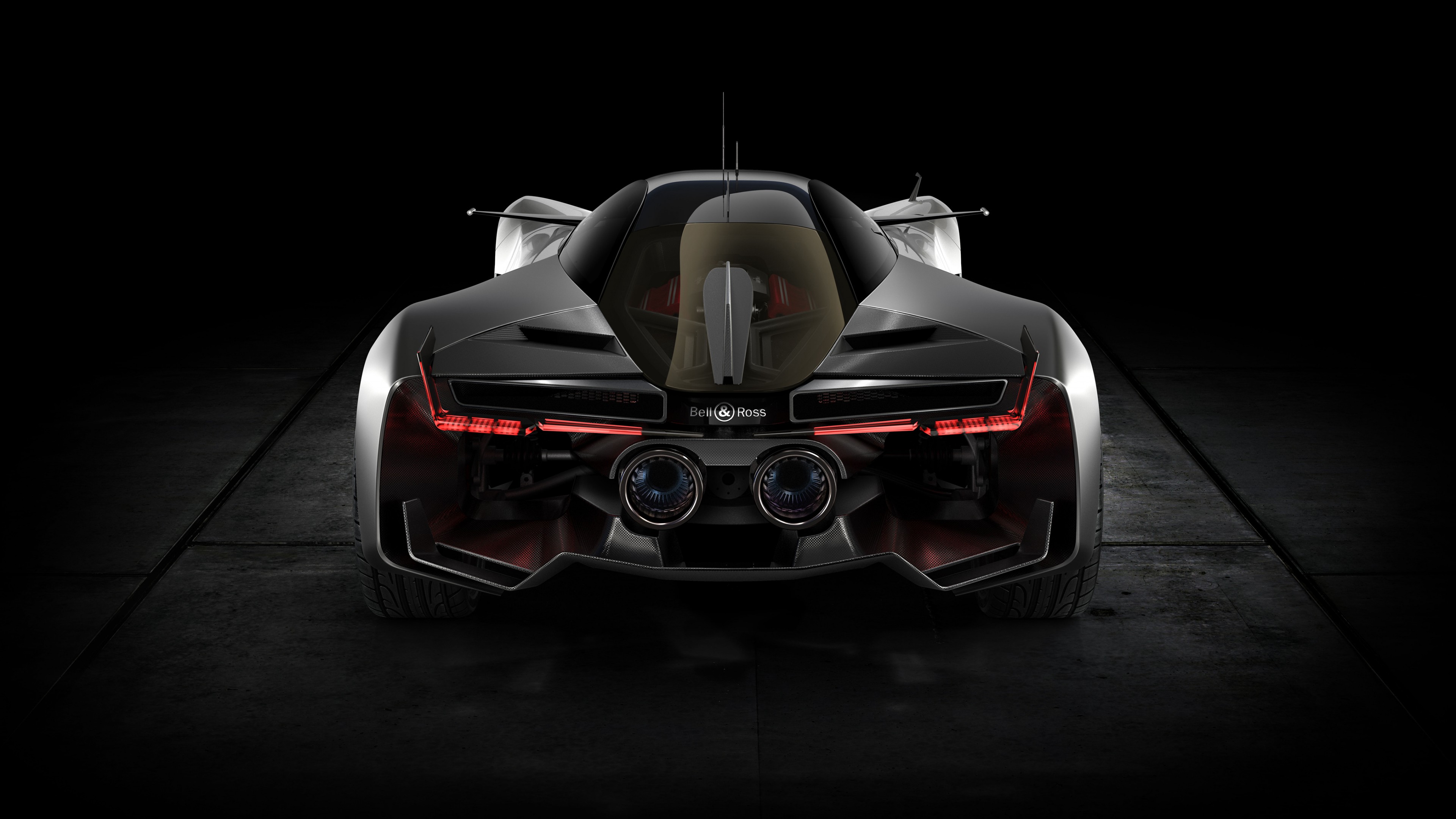 Bell & Ross AeroGT, supercar, hypercar, silver, HD Wallpaper