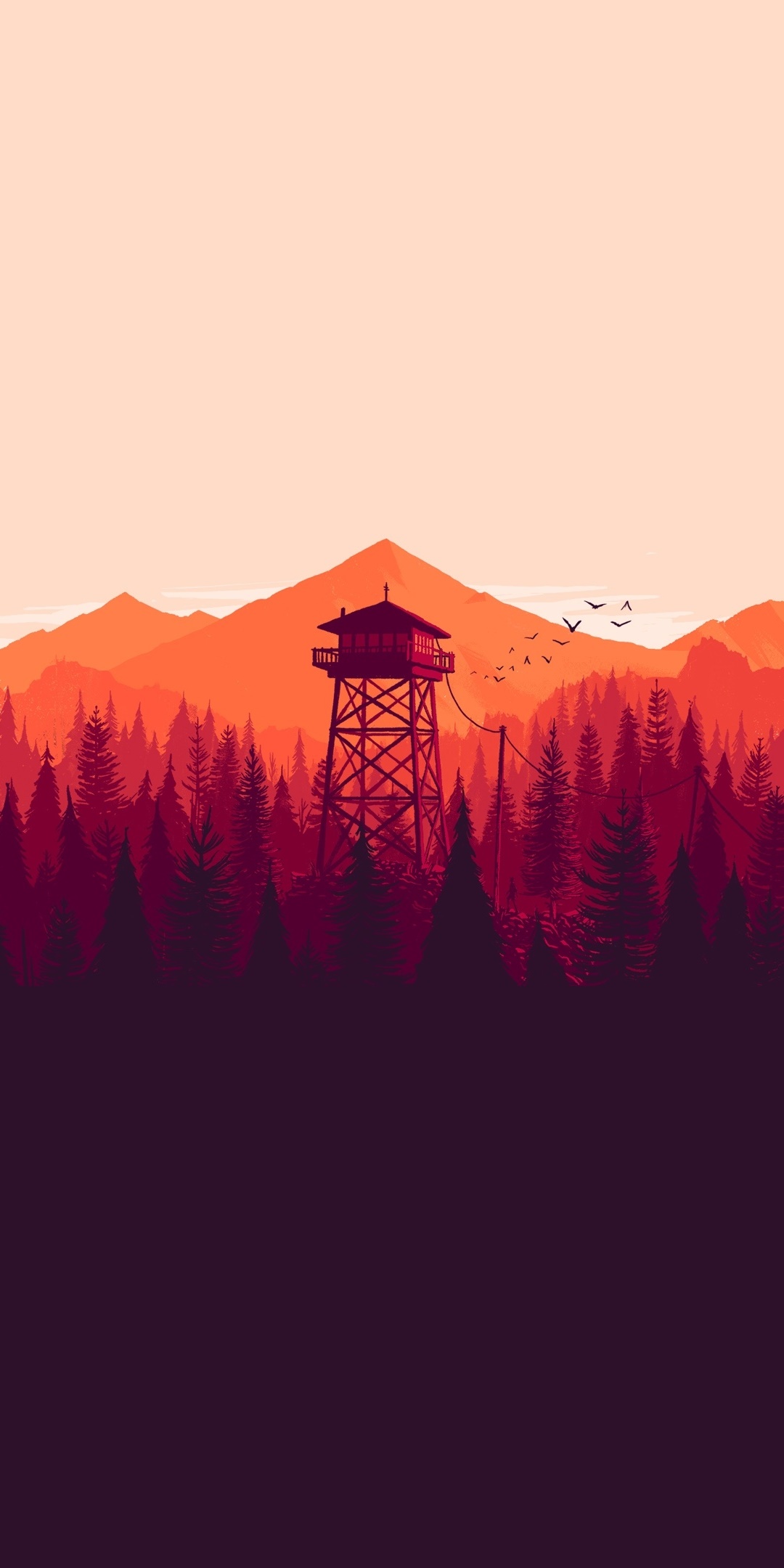 Video Game Firewatch, Tower, 1080x2160, Phone HD Wallpaper