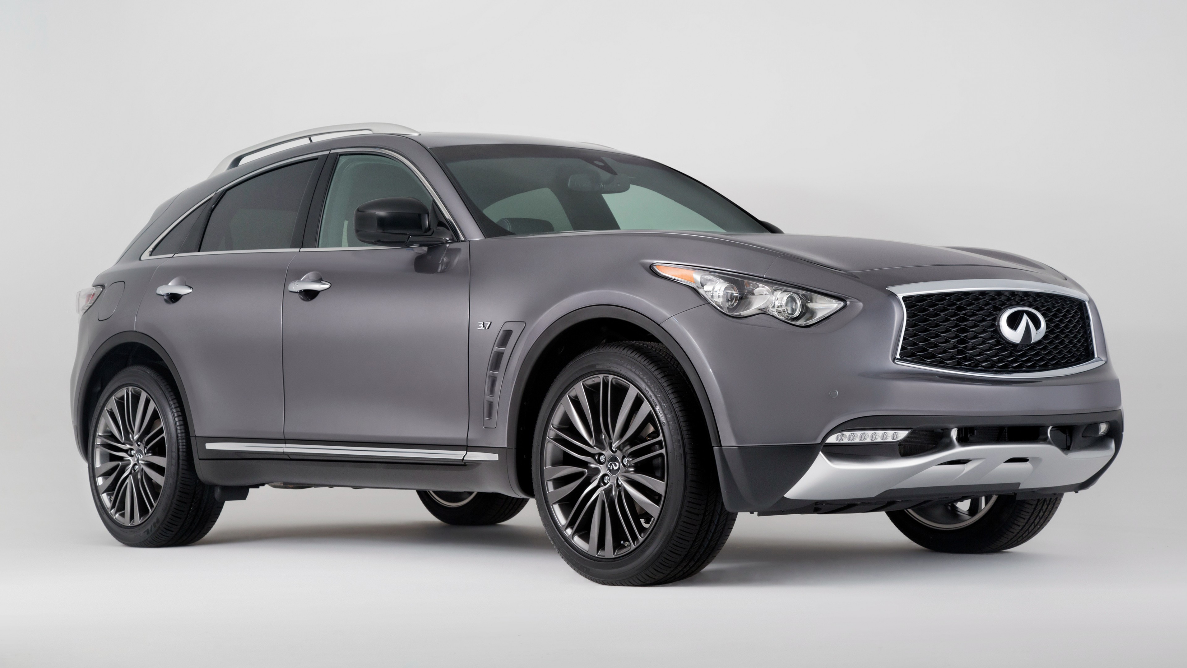 Infiniti QX70, NYIAS 2016, crossover, grey, HD Wallpaper