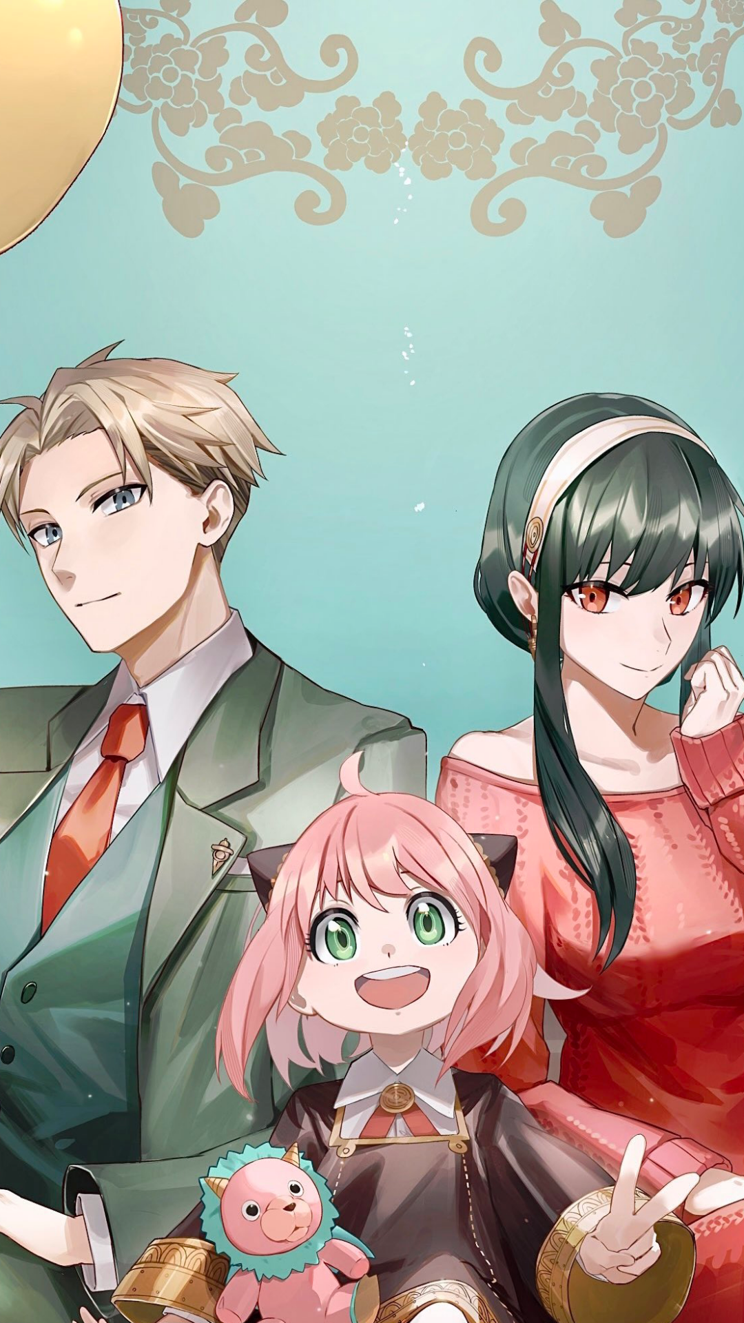Anime Spy x Family, Yor Forger, Loid Forger, Anya Forger, 1080x1920, Phone HD Wallpaper