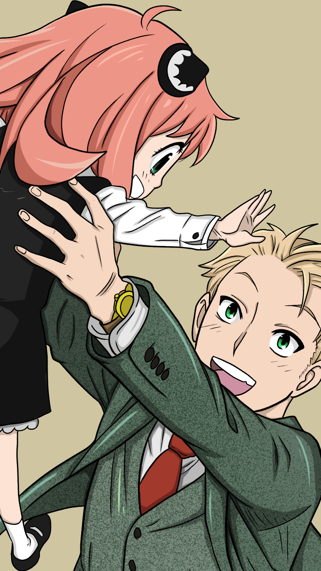 Anime Spy x Family, Loid Forger, Anya Forger, 1080x1920, Phone HD Wallpaper