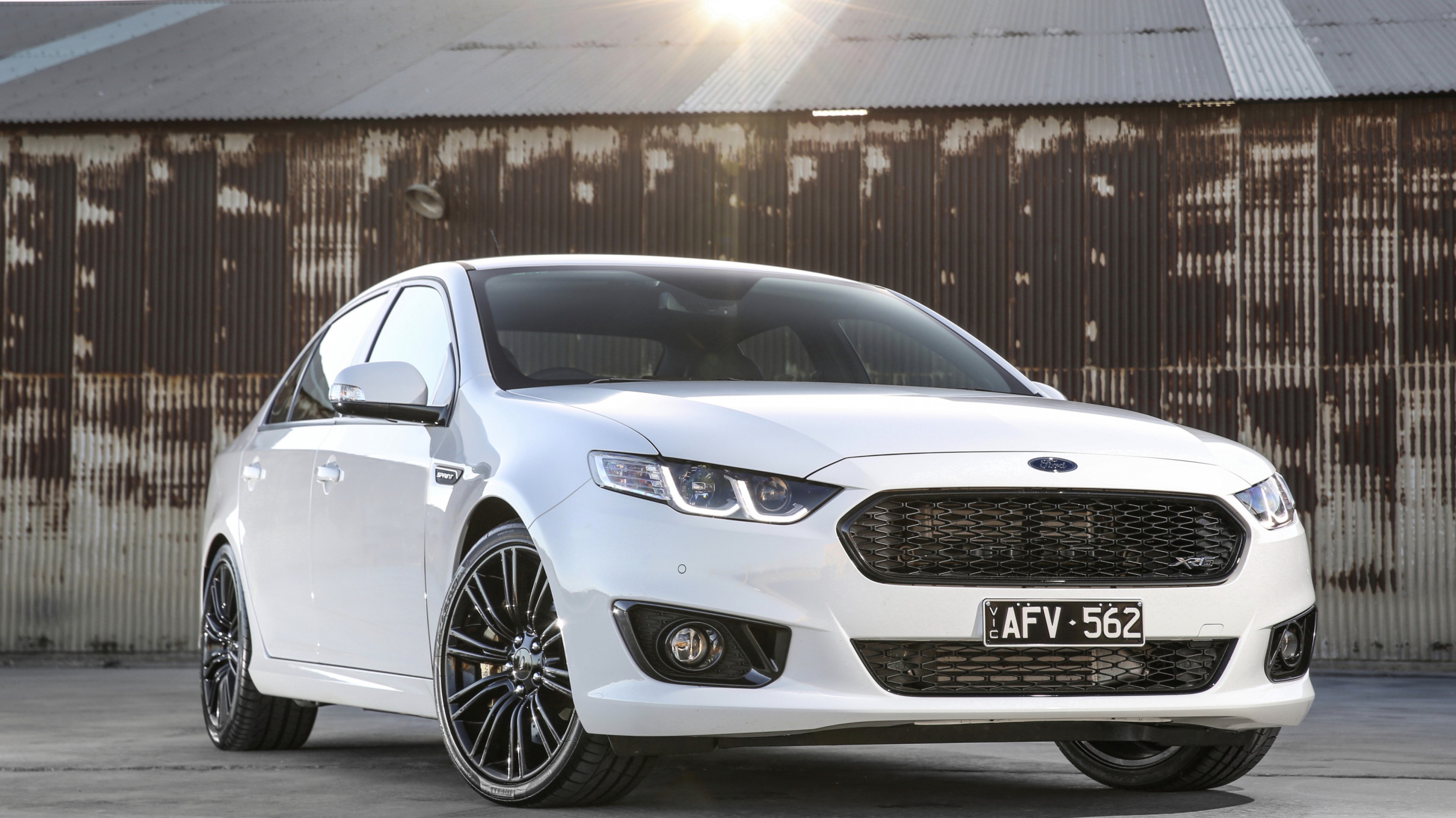 Ford Falcon XR6, limited edition, Sprint, white, HD Wallpaper