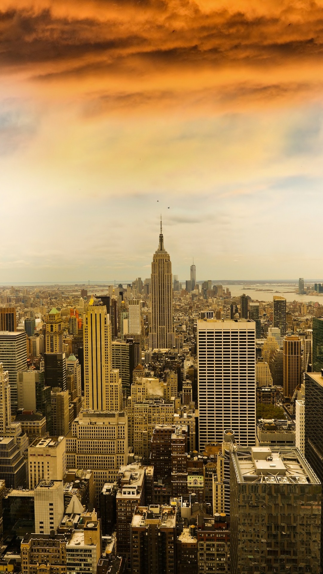 Man Made Manhattan, 1080x1920, Phone HD Wallpaper