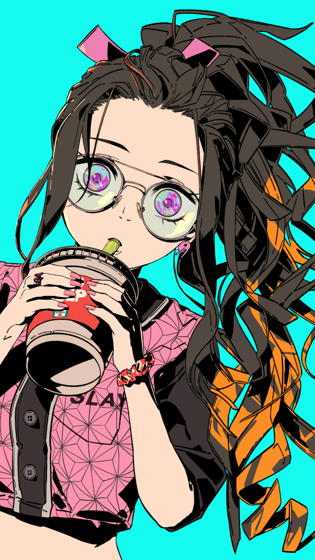 Anime Demon Slayer: Kimetsu no Yaiba, Nezuko Kamado, 1080x1920, Phone HD Wallpaper