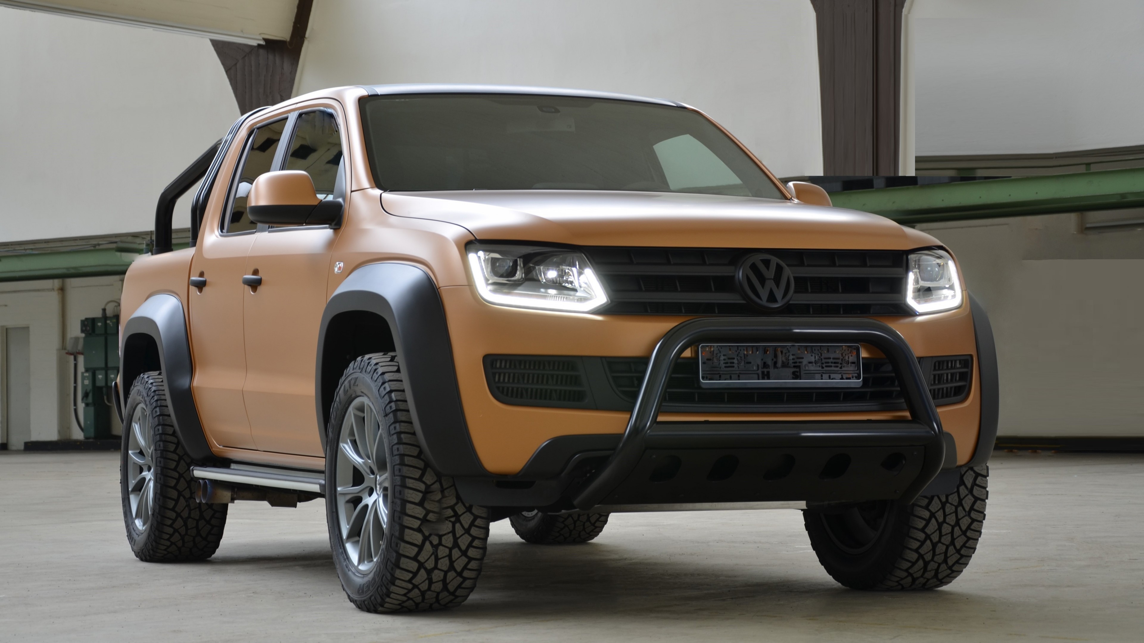MTM Volkswagen Amarok V8 Passion Desert, Jeneva Auto Show 2016, pickup, HD Wallpaper