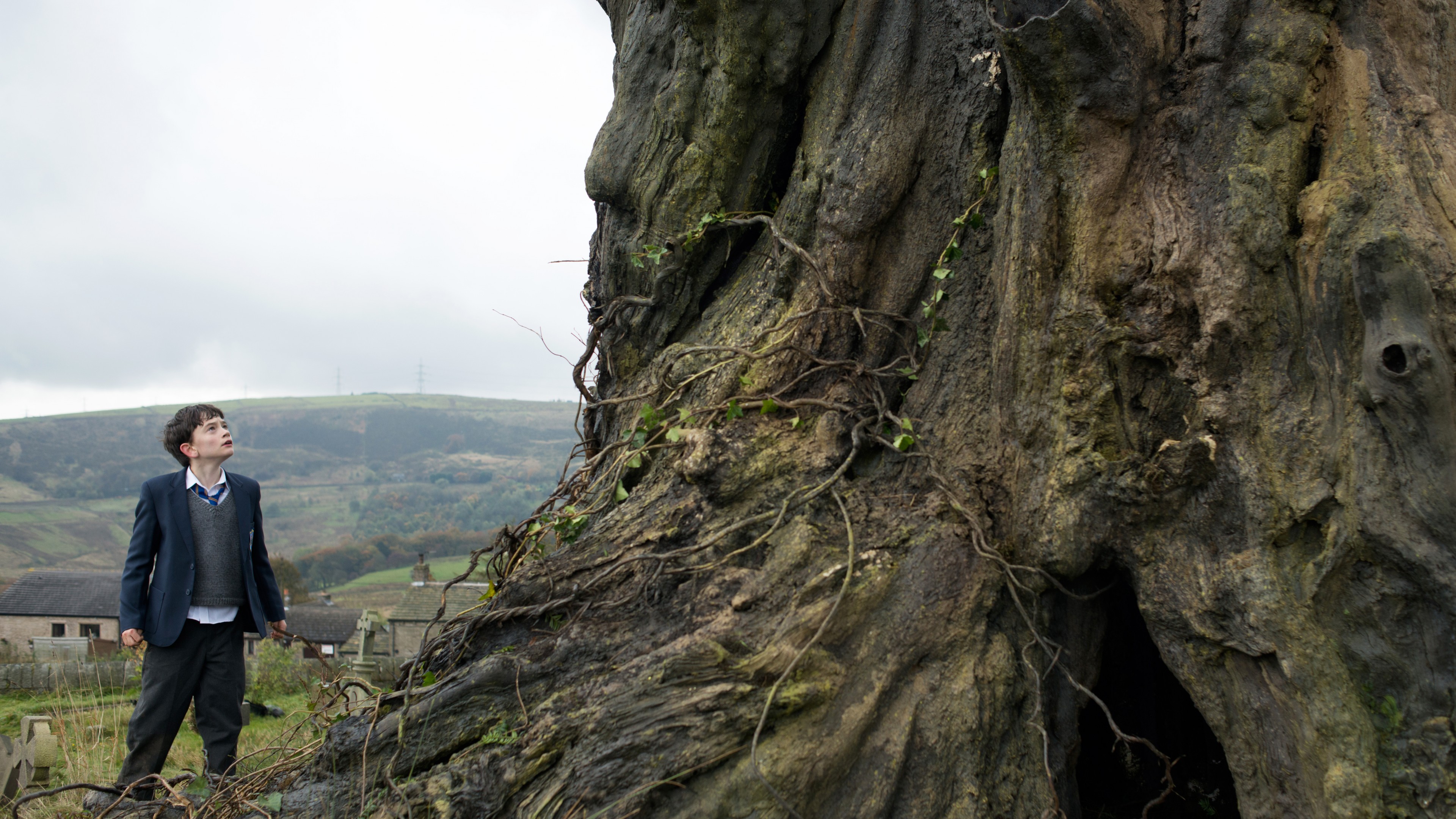 A Monster Calls, Lewis MacDougall, best movies of 2016, HD Wallpaper