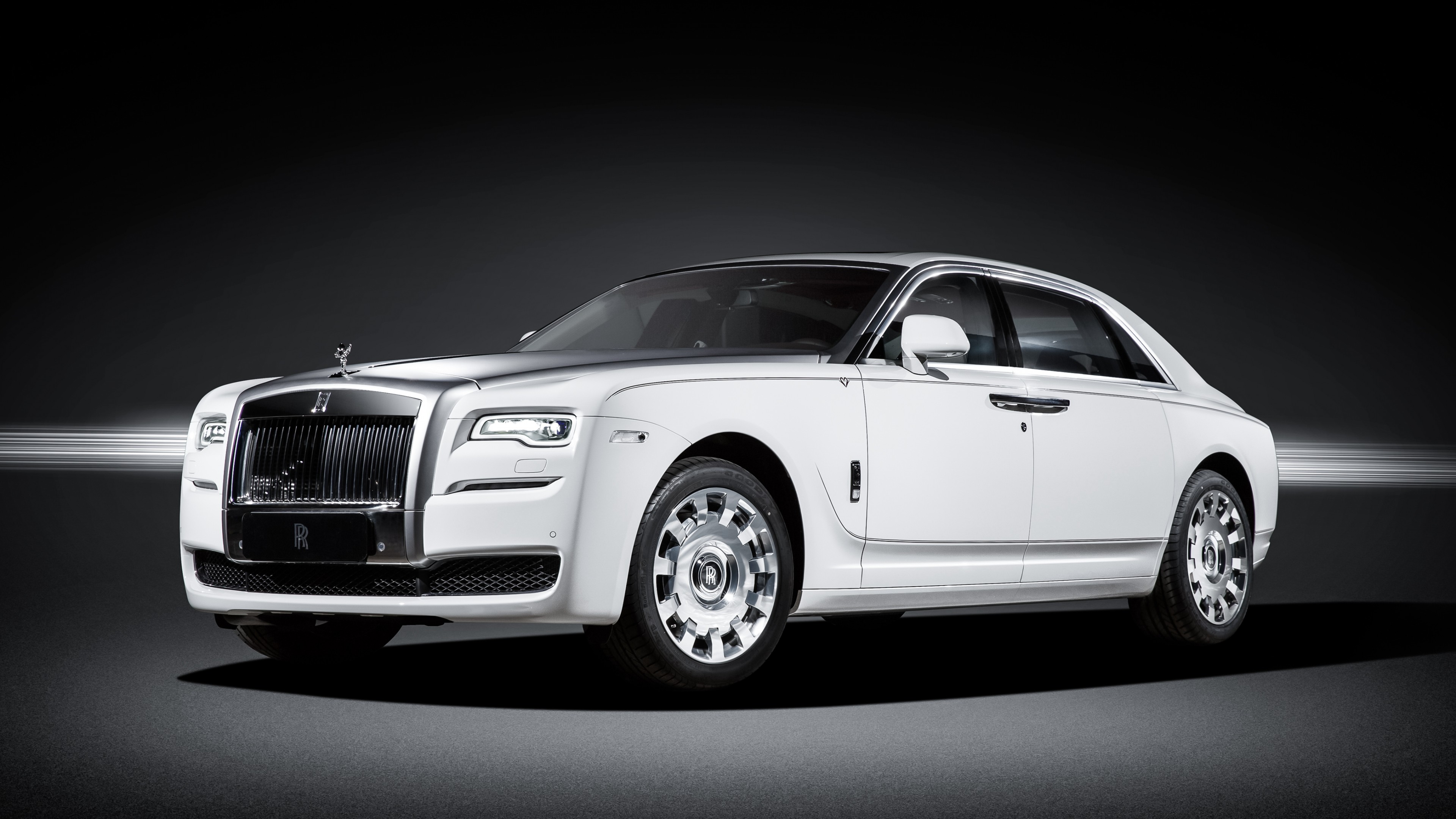 Rolls-Royce Ghost Eternal Love, luxury cars, white, HD Wallpaper