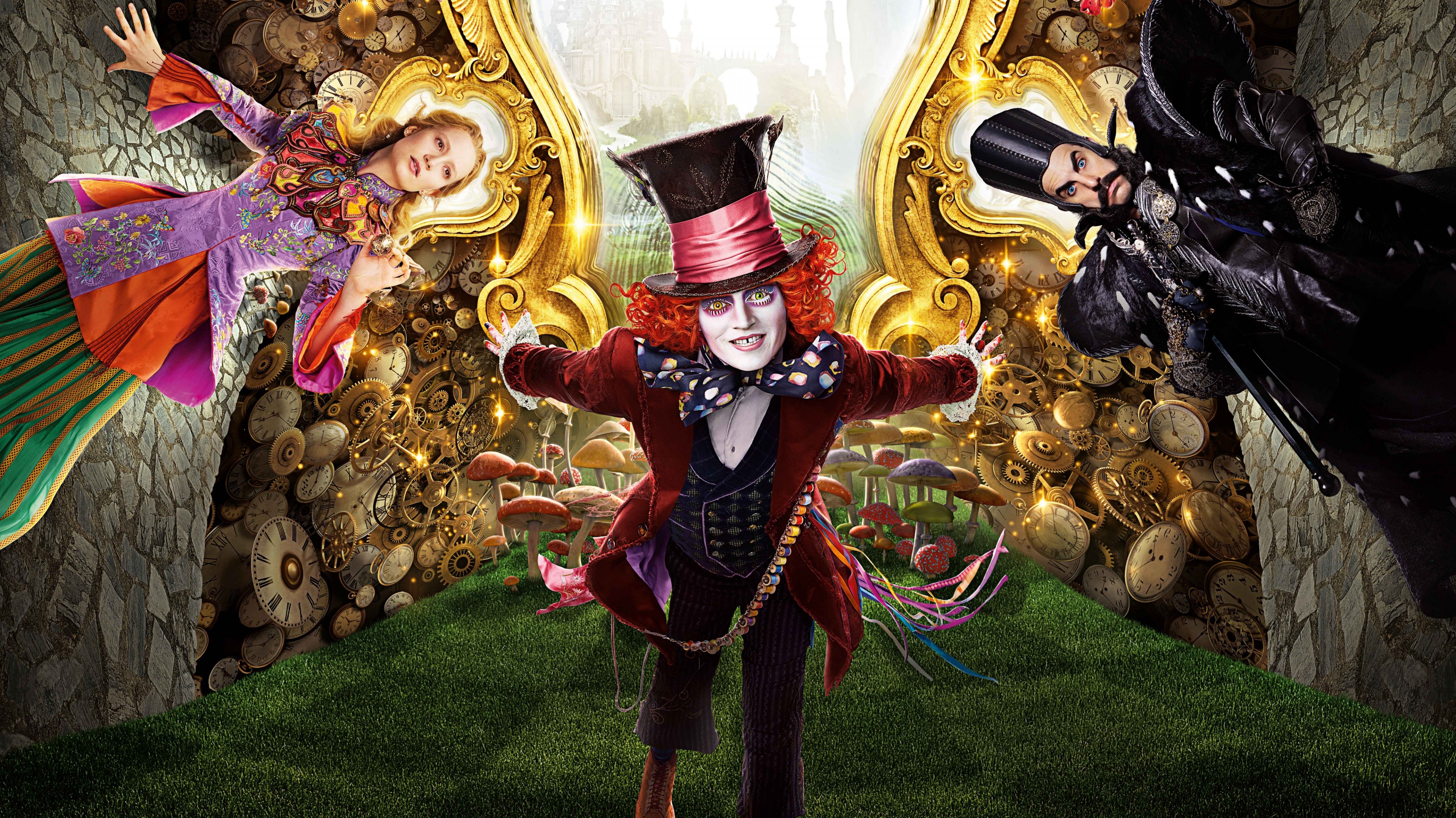Alice Through the Looking Glass, jonny depp, best movies of 2016, HD Wallpaper