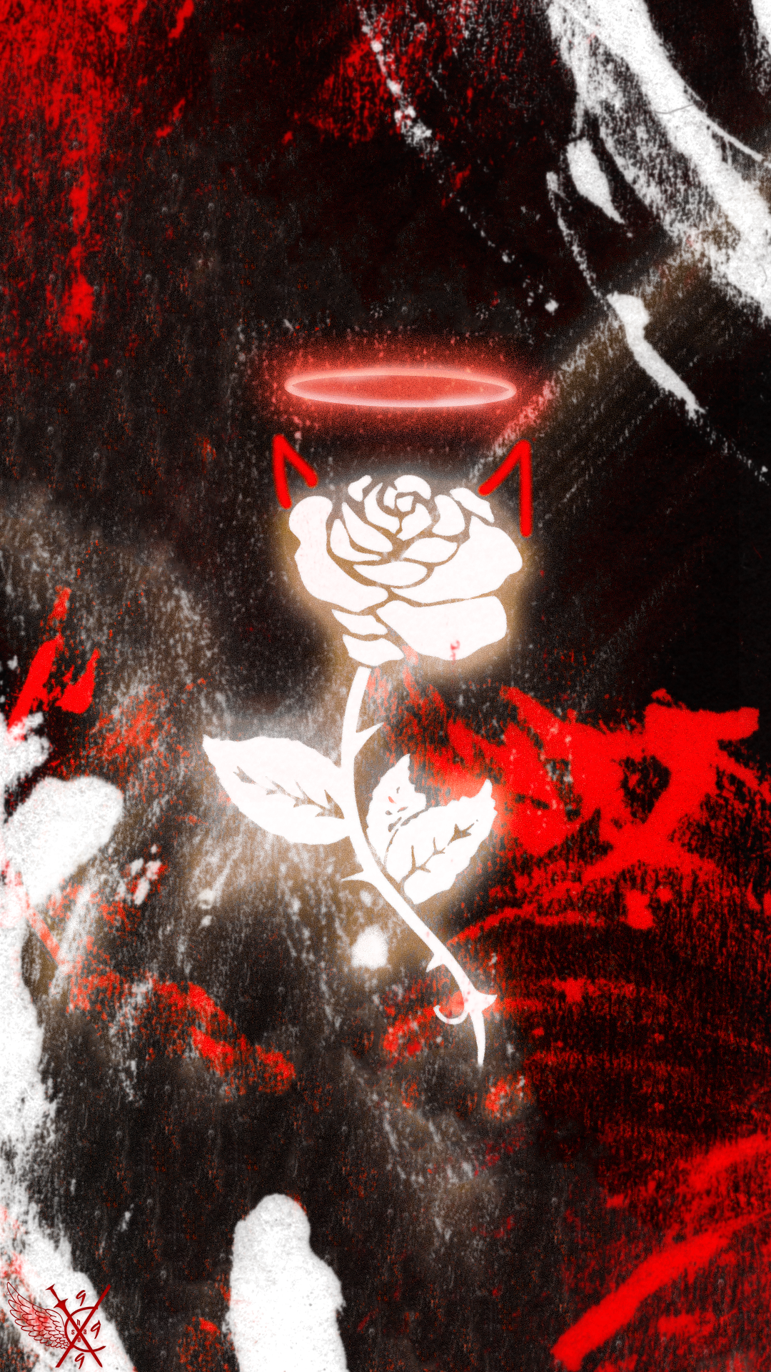 Artistic Flower, Rose, 1080x1920, Phone HD Wallpaper