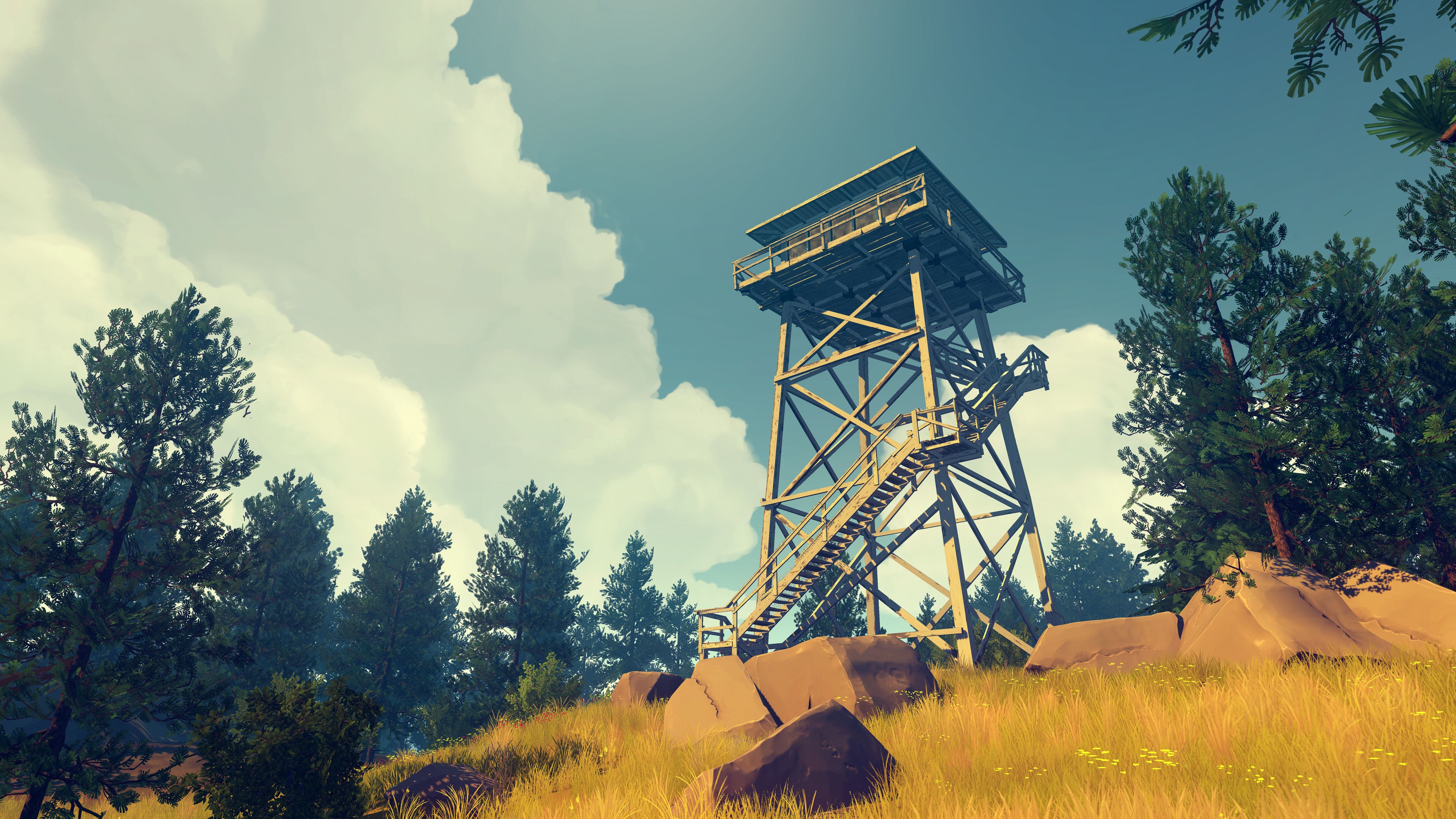 Firewatch, Best Games, game, quest, horror, PC, PS4, HD Wallpaper