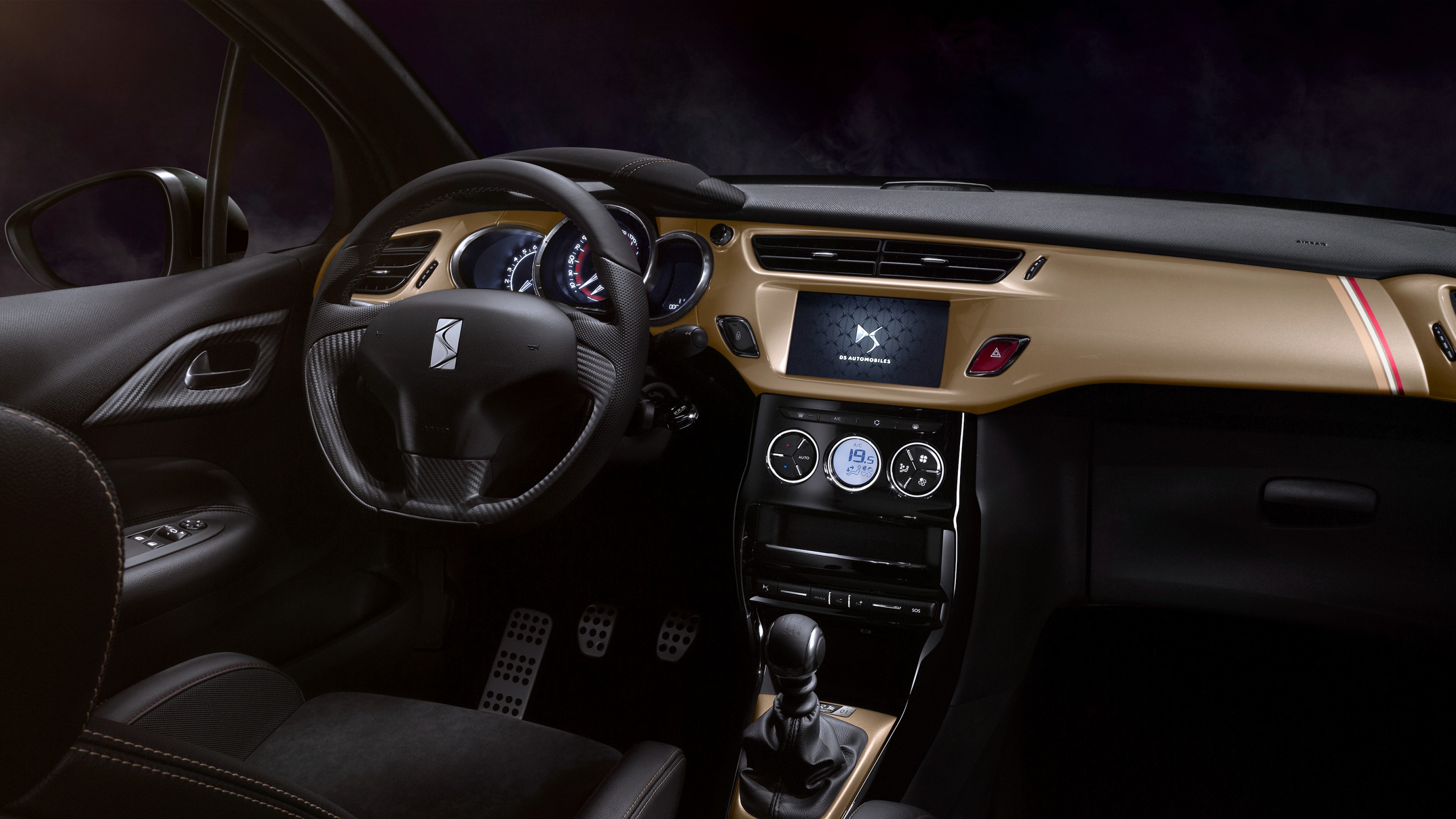 DS 3 Performance BRM Chronographes, Geneva Auto Show 2016, interior, HD Wallpaper